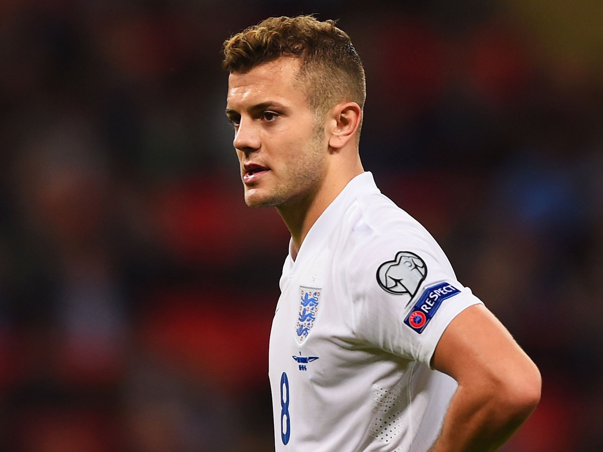 England midfielder Jack Wilshere