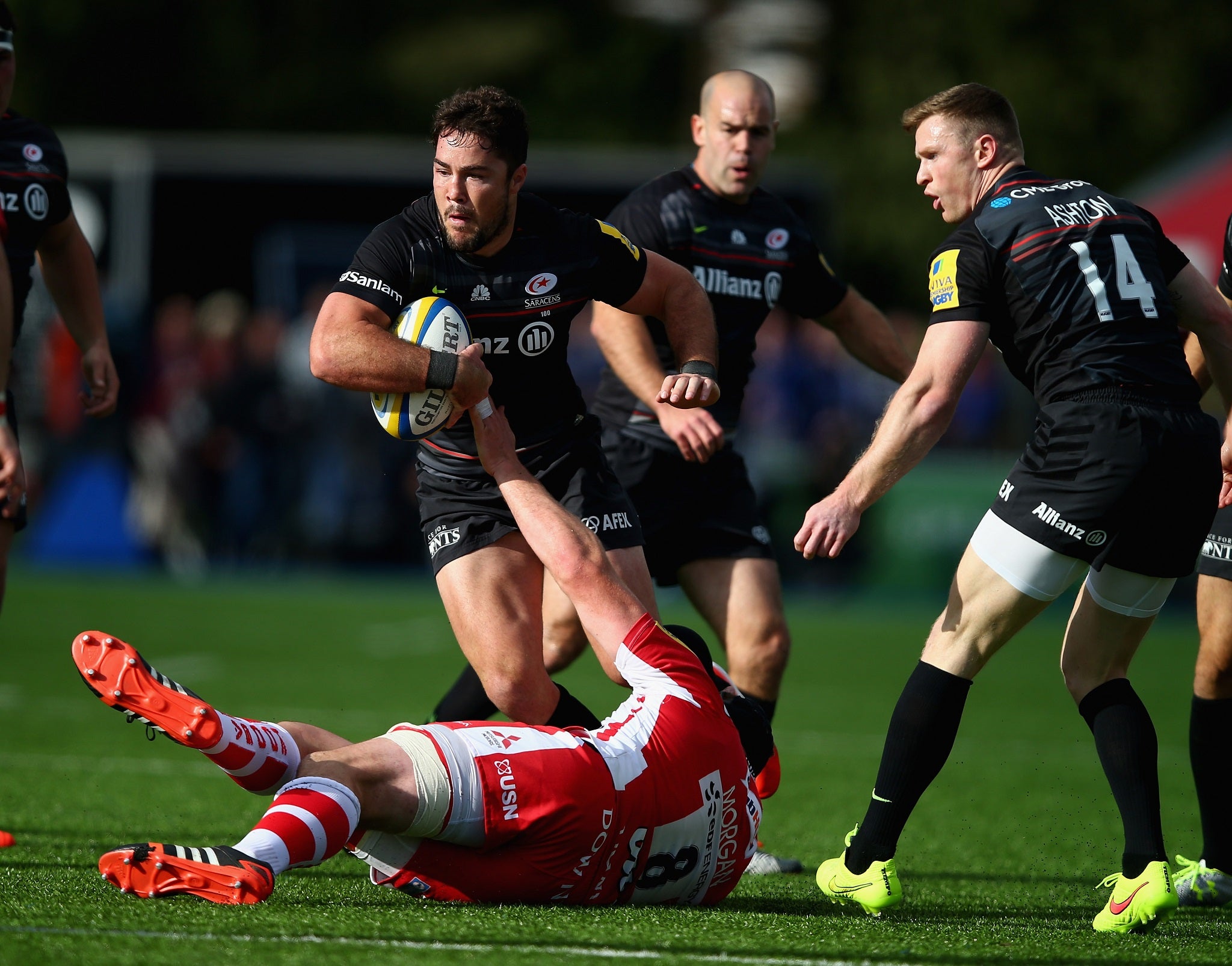 Saracens centre Brad Barritt