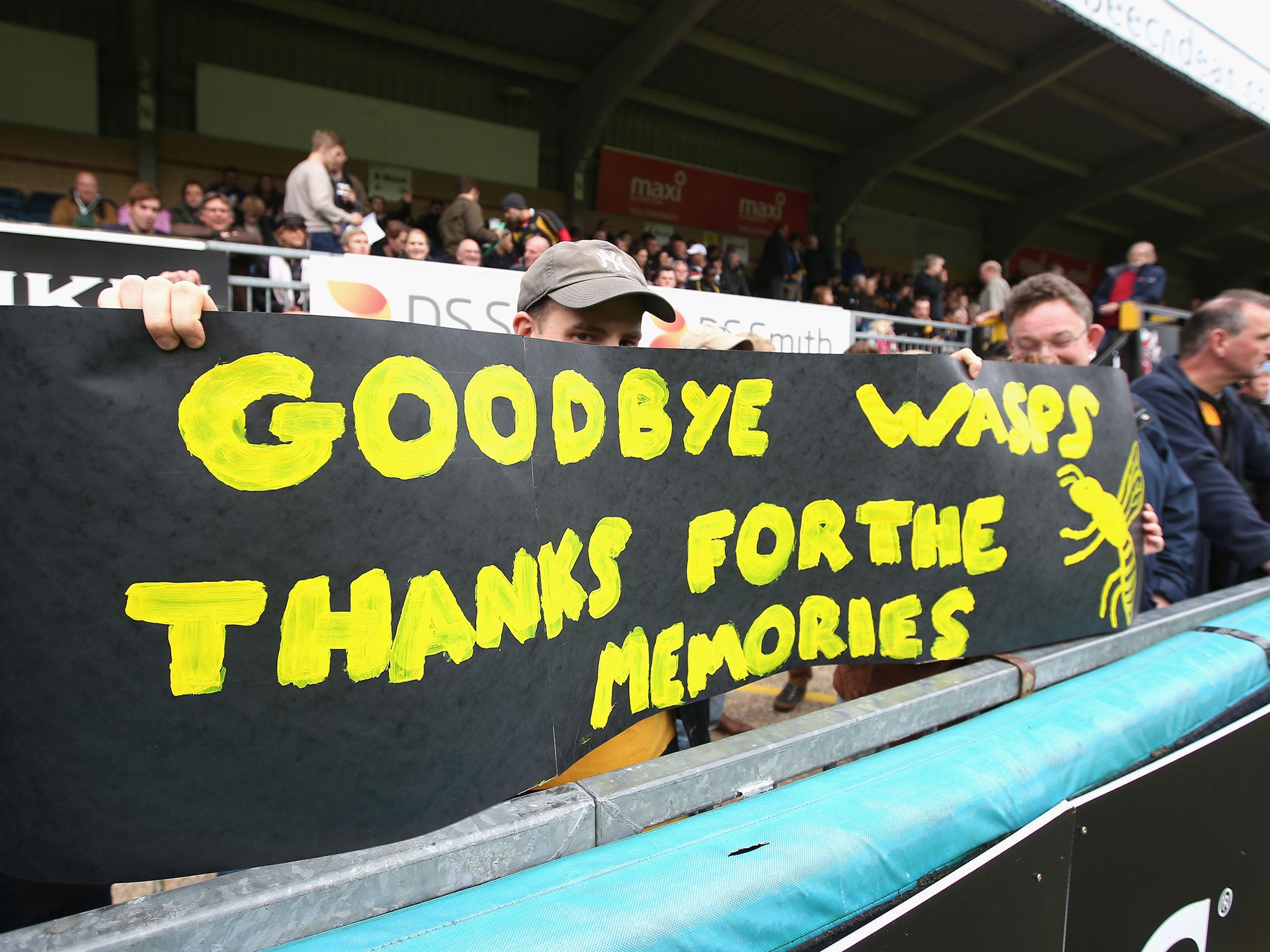 Wasps played their last game at Adams Park and will move to Coventry