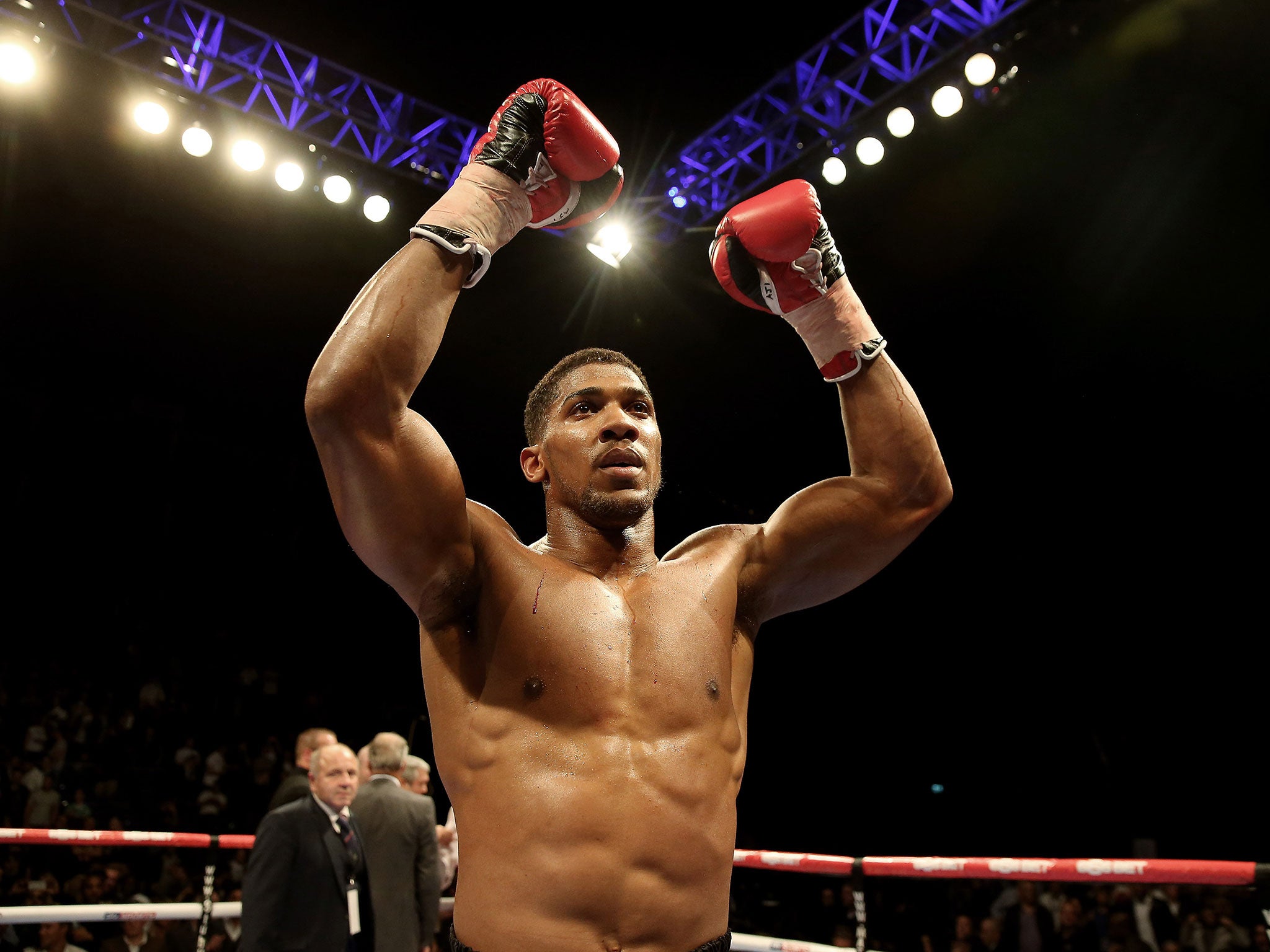 Joyce regularly sparred with British talent Anthony Joshua