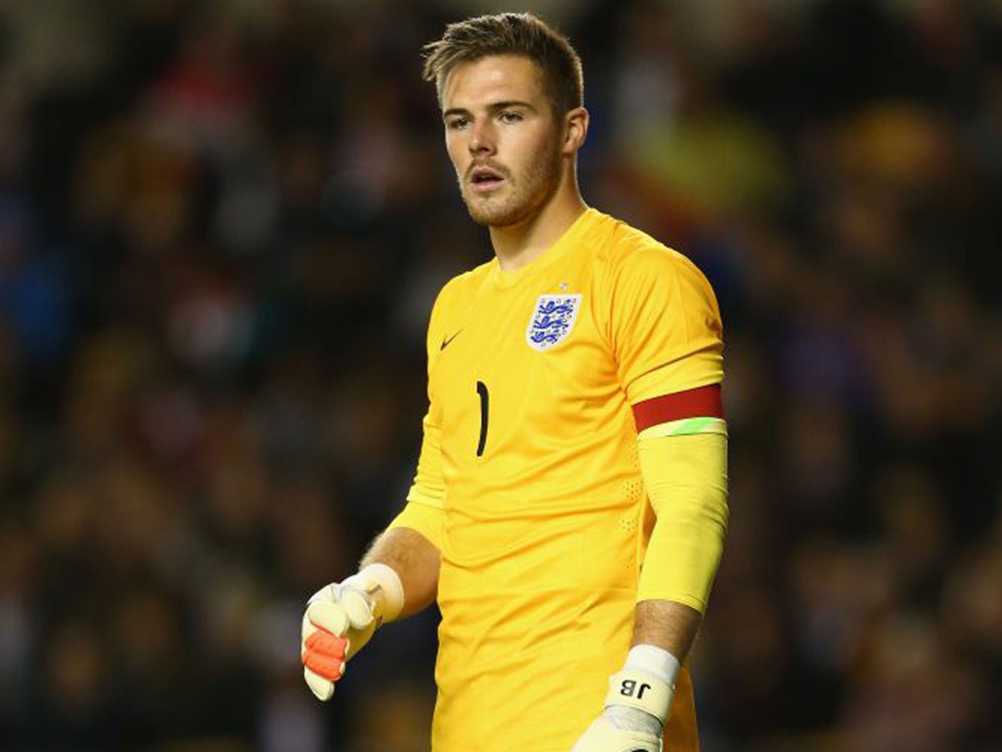 Jack Butland, the England Under-21 captain, has told the side tonight’s game will be a test of character