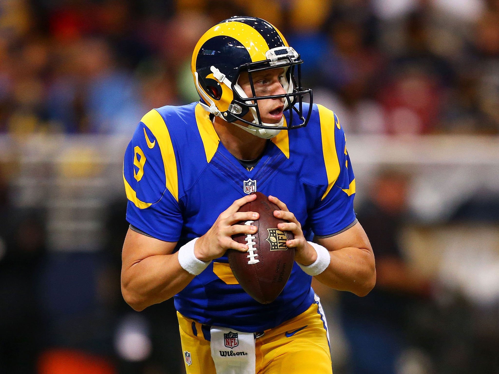 Davis was unable to lead the Rams to a second win of the season