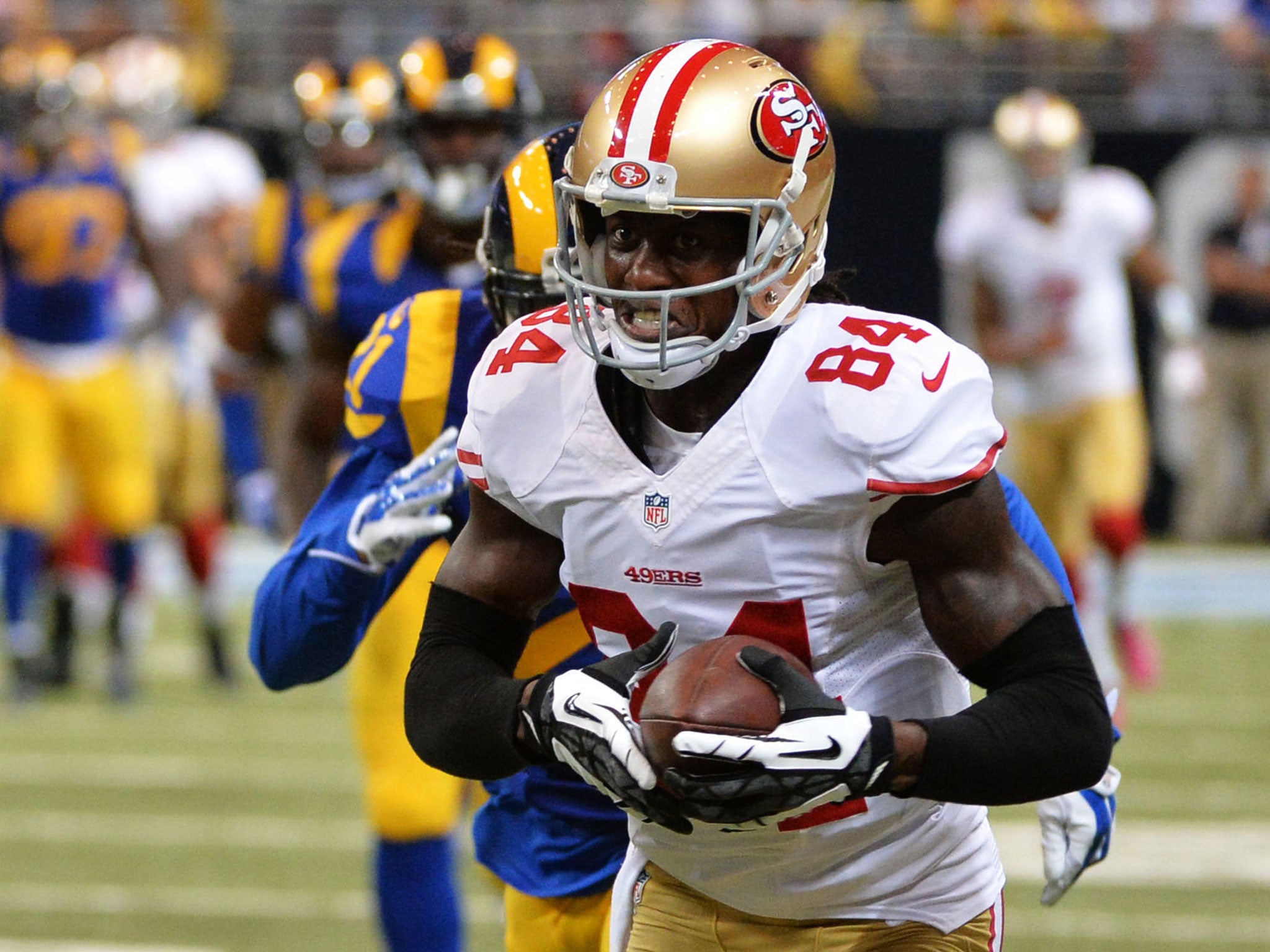 Lloyd caught an 80-yard touchdown pass from Kaepernick to trigger the comeback