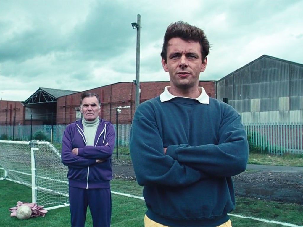 Michael Sheen, right, as Brian Clough in 'The Damned United'