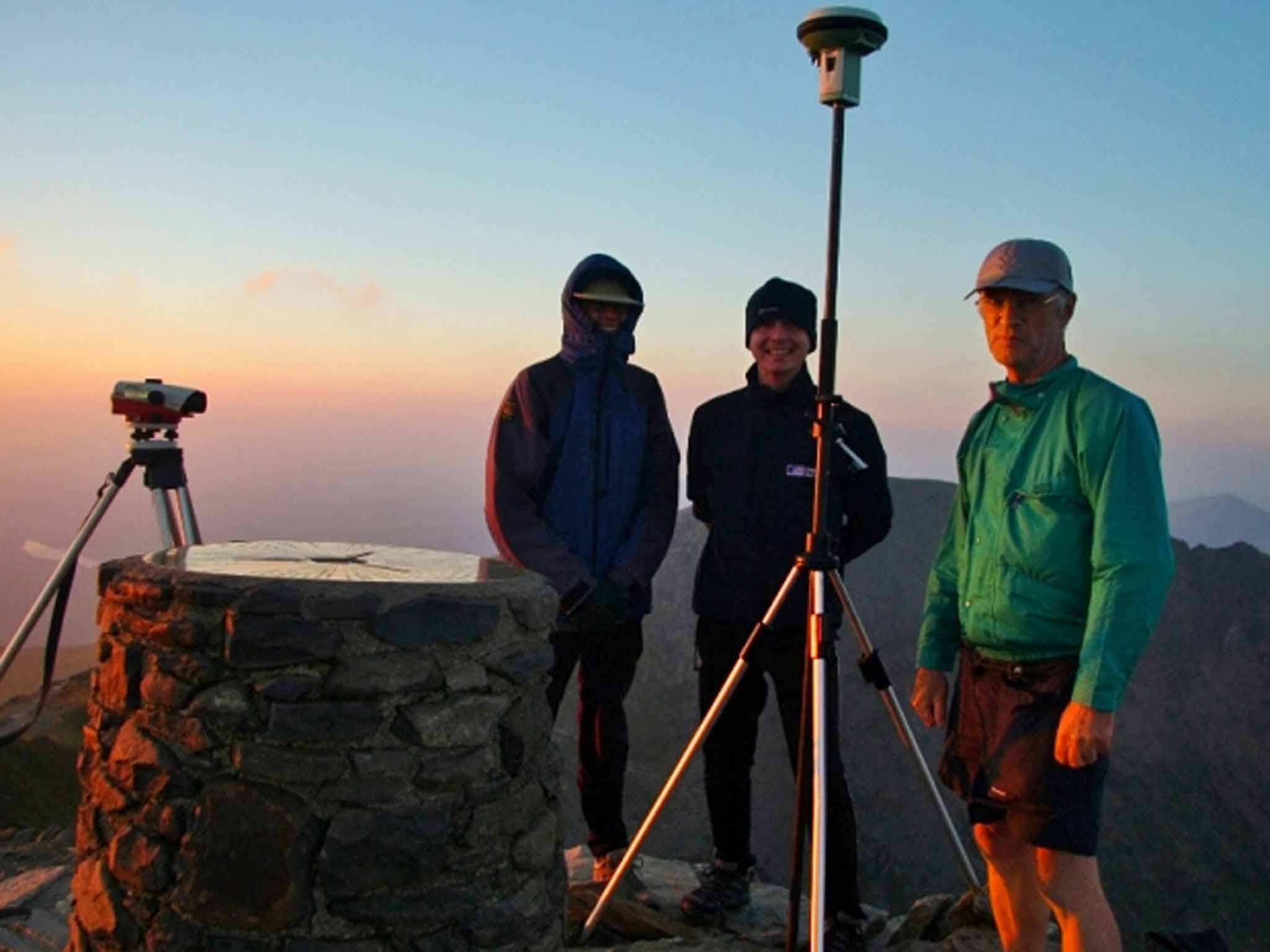 Mountain high: measuring the top of Snowdon