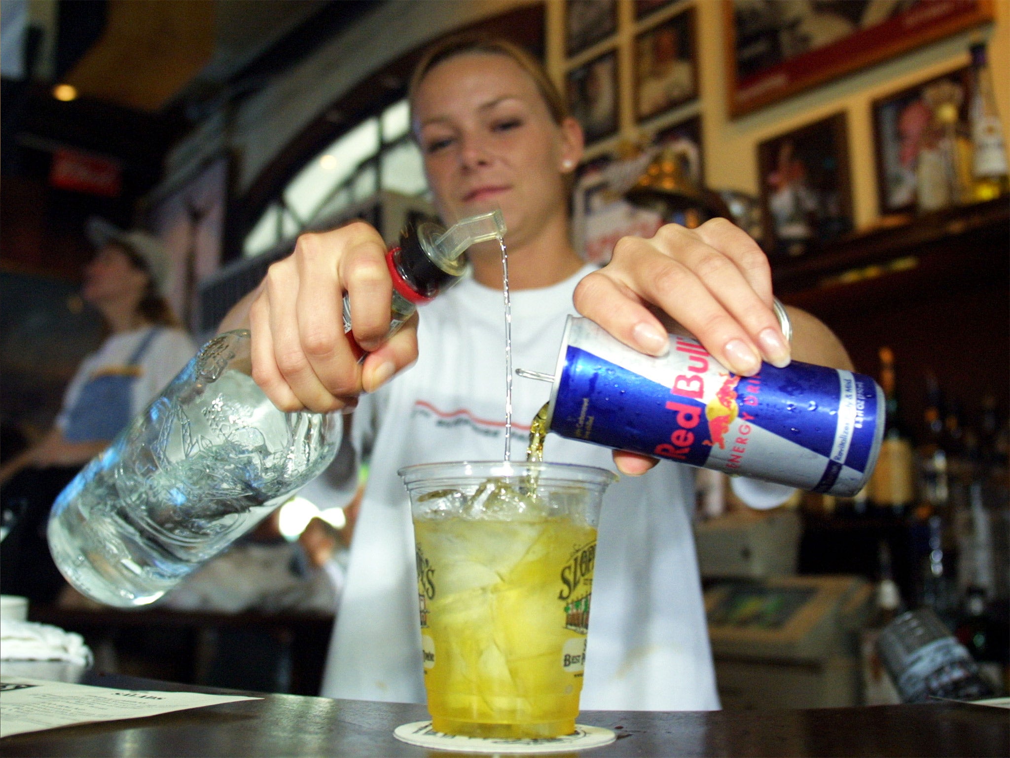 The European Food Safety Authority found that 70 per cent of 18 to 29-year-olds mixed energy drinks with alcohol