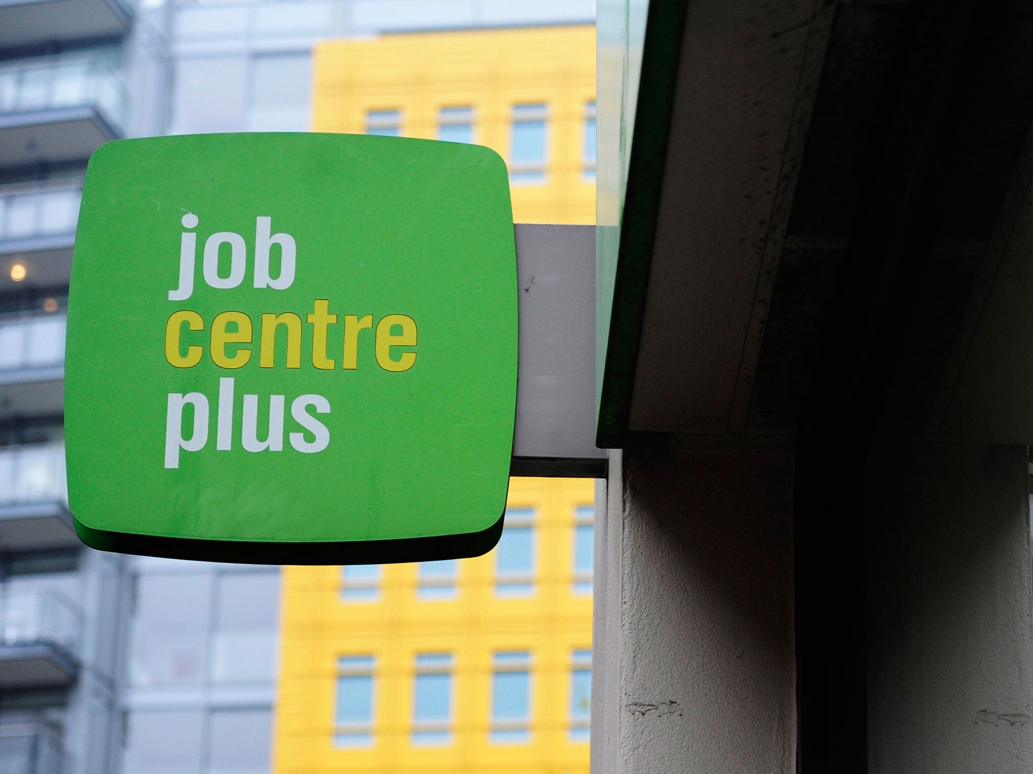 Job centre in London.