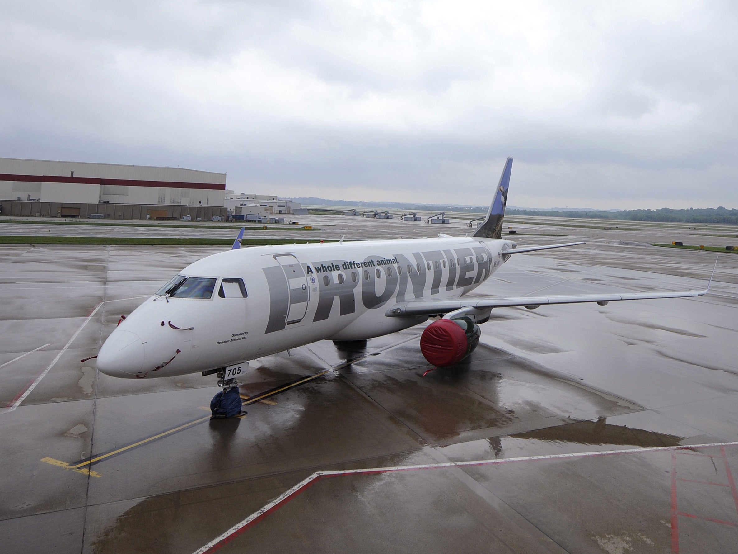 The passenger travelled on Frontier Airlines