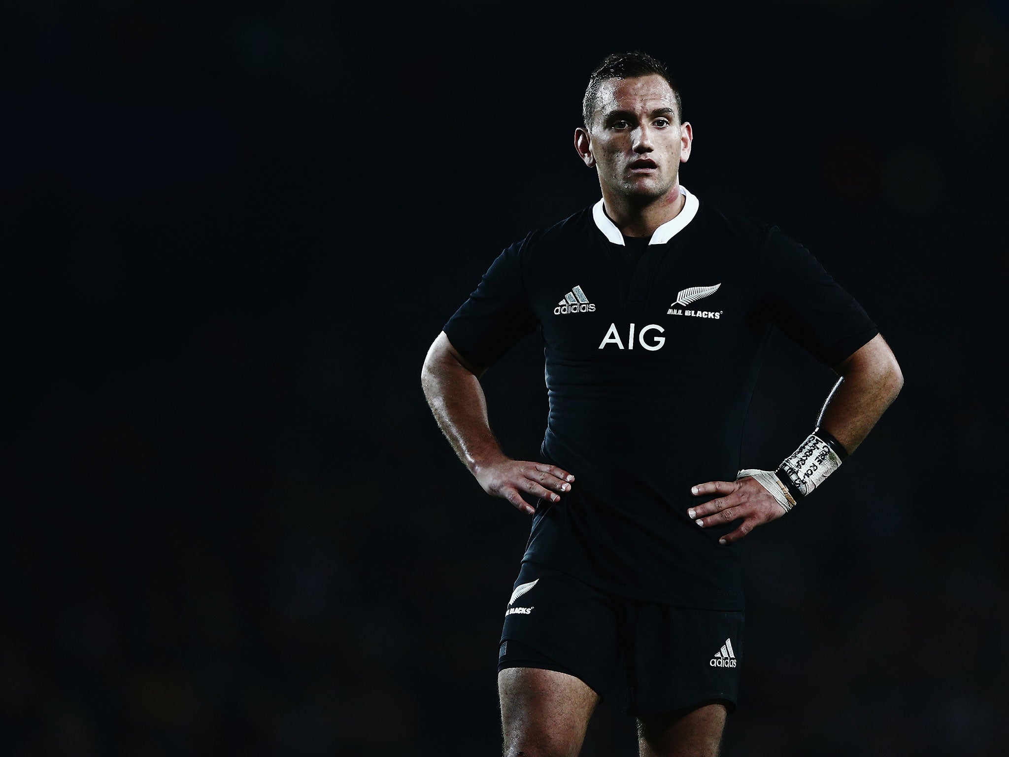 New Zealand fly-half Aaron Cruden