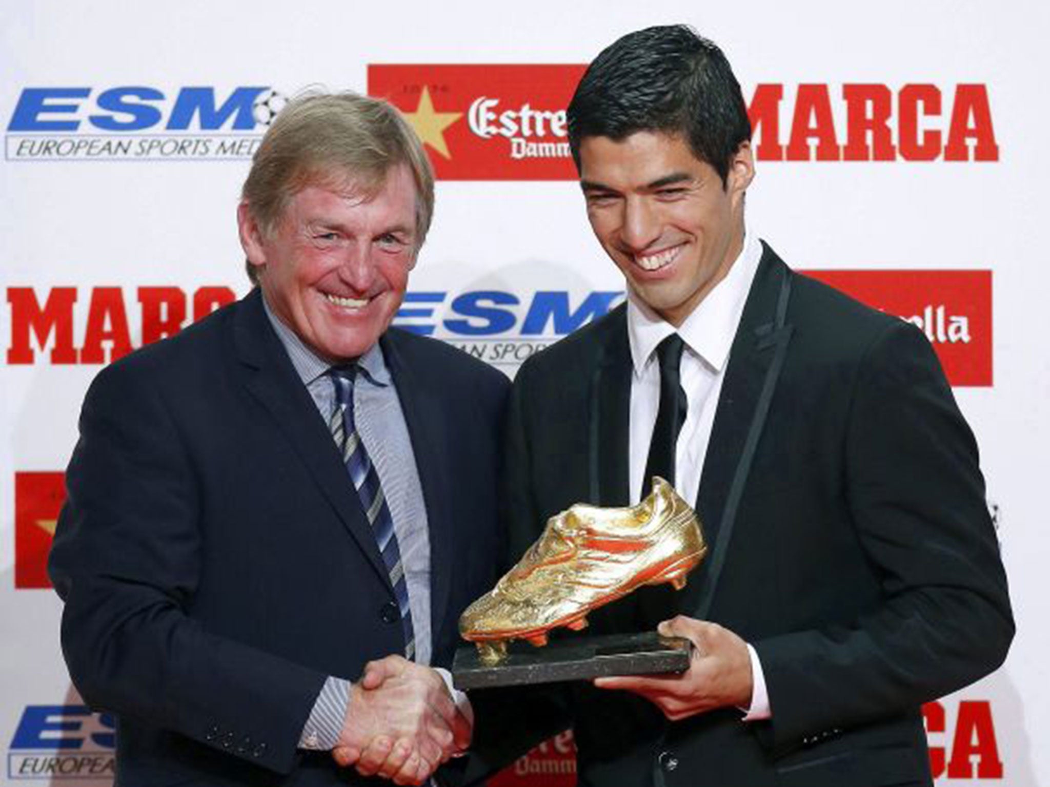 Suarez requested that Kenny Dalglish be at the ceremony