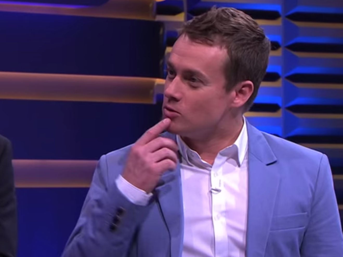 TV Host Grant Denyer asks a question on the show - viewers were offended when he asked 'what is a woman's job and what is a man's job? ' on Wednesday's show