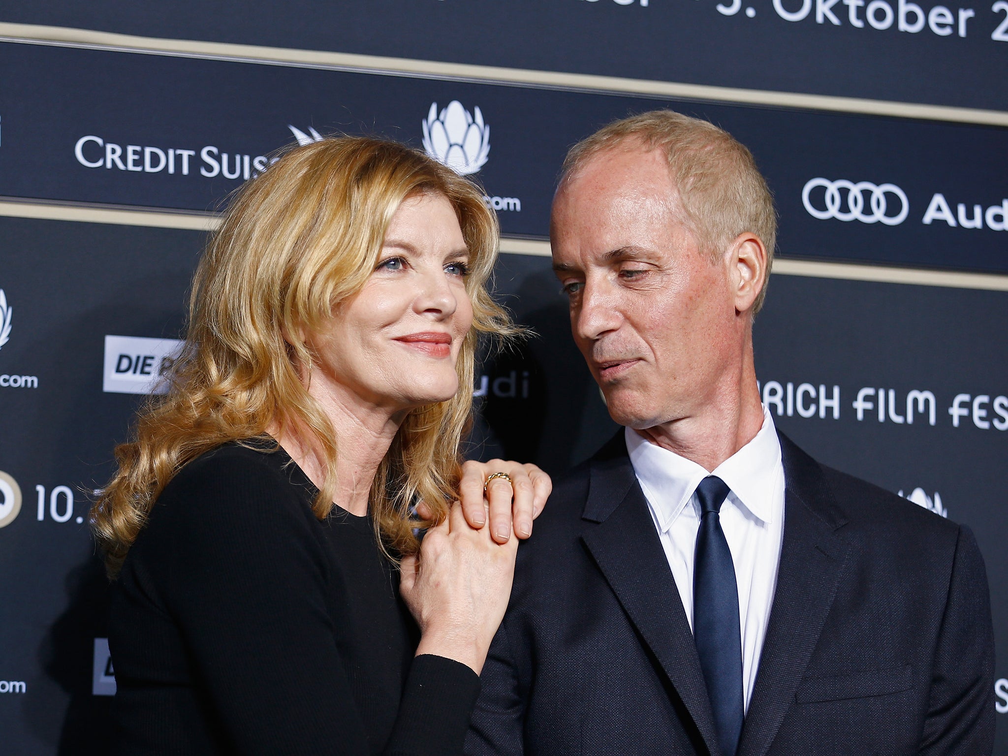 Rene Russo and Dan Gilroy at the Nightcrawler Green Carpet Arrivals at the Zurich Film Festival 2014