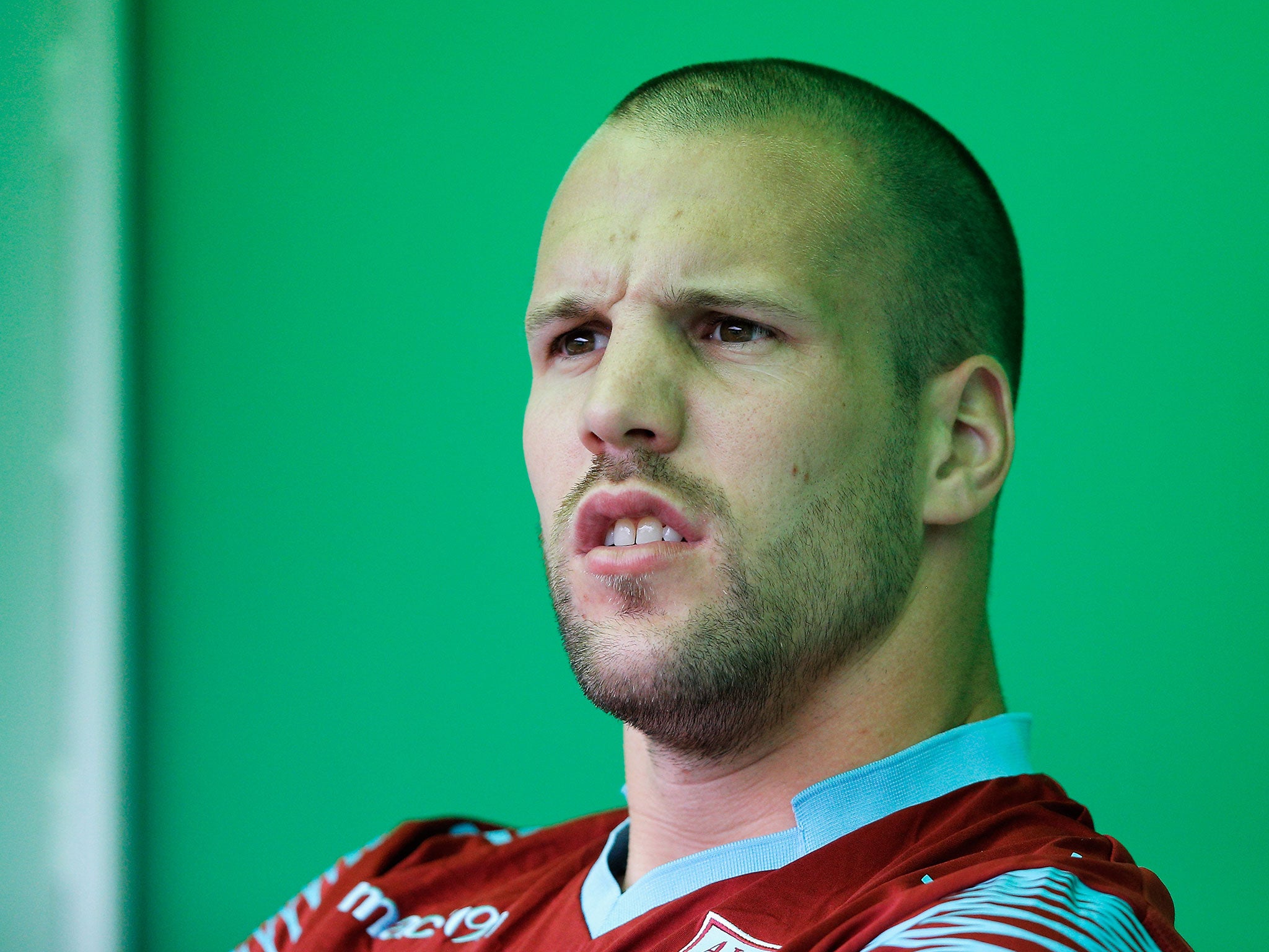 Aston Villa defender Ron Vlaar