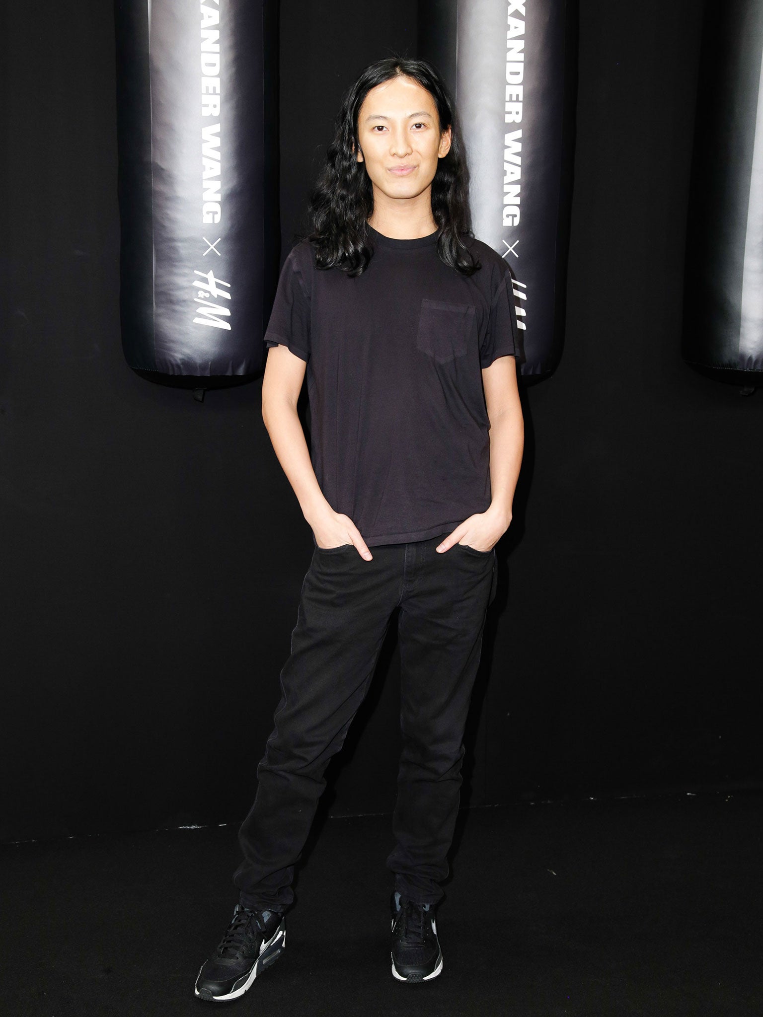 Alexander Wang at the launch show of his collection for H&M