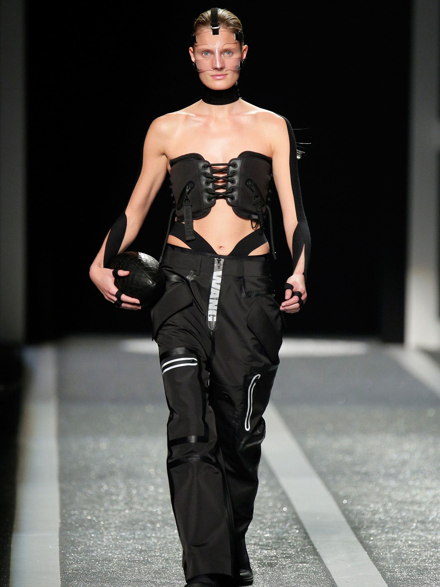 Alexander Wang for H&M catwalk show in New York