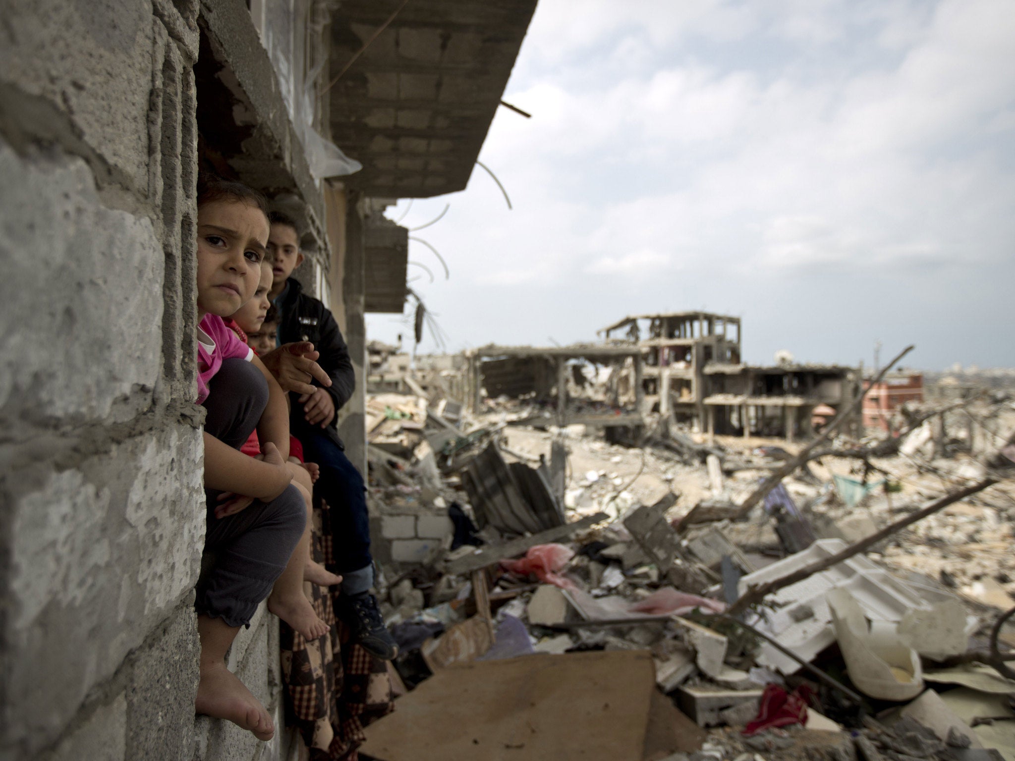 Destruction in al-Tufah east of Gaza City
