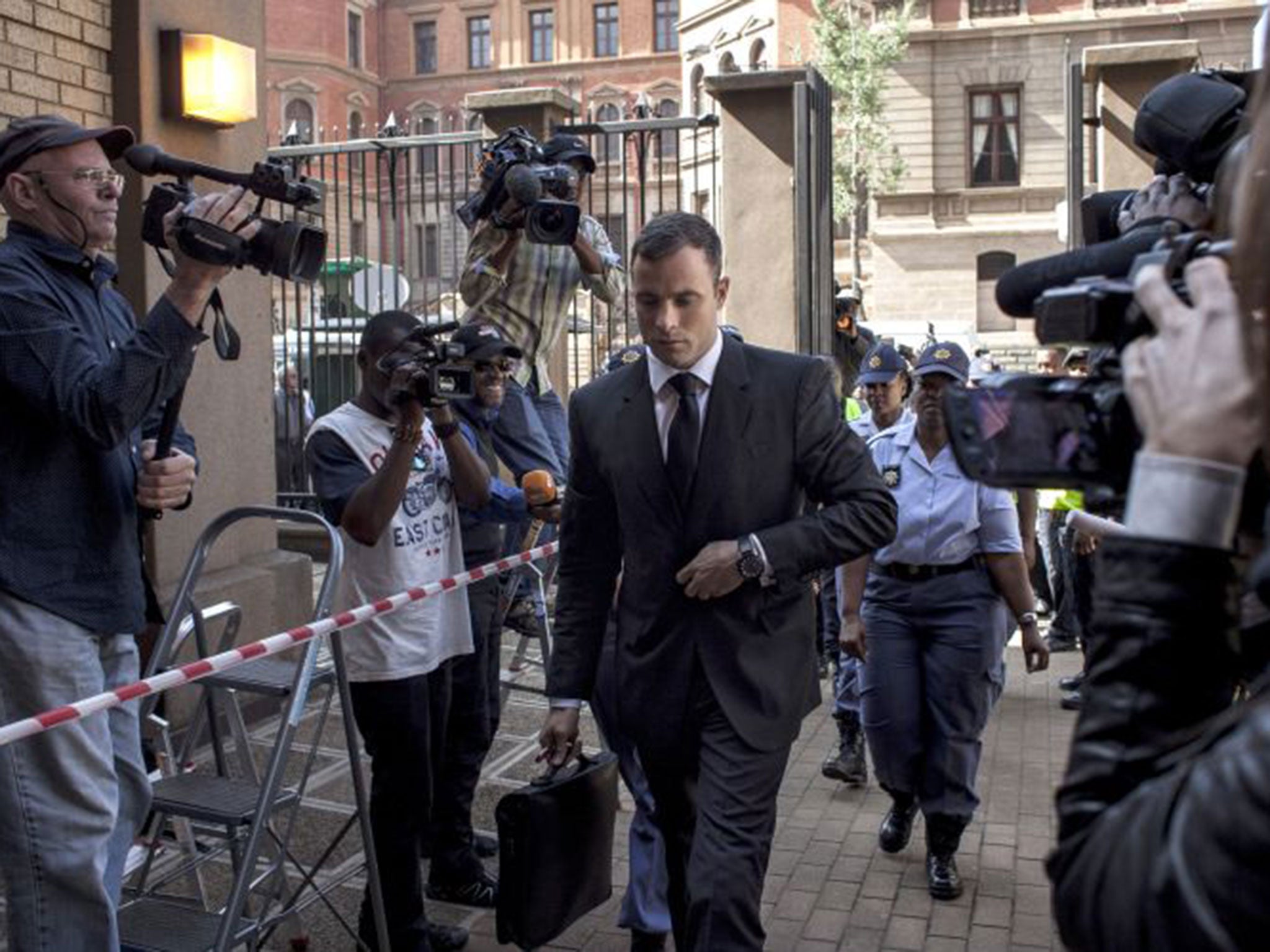 Oscar Pistorius, arriving at court on Friday, will be sentenced this week