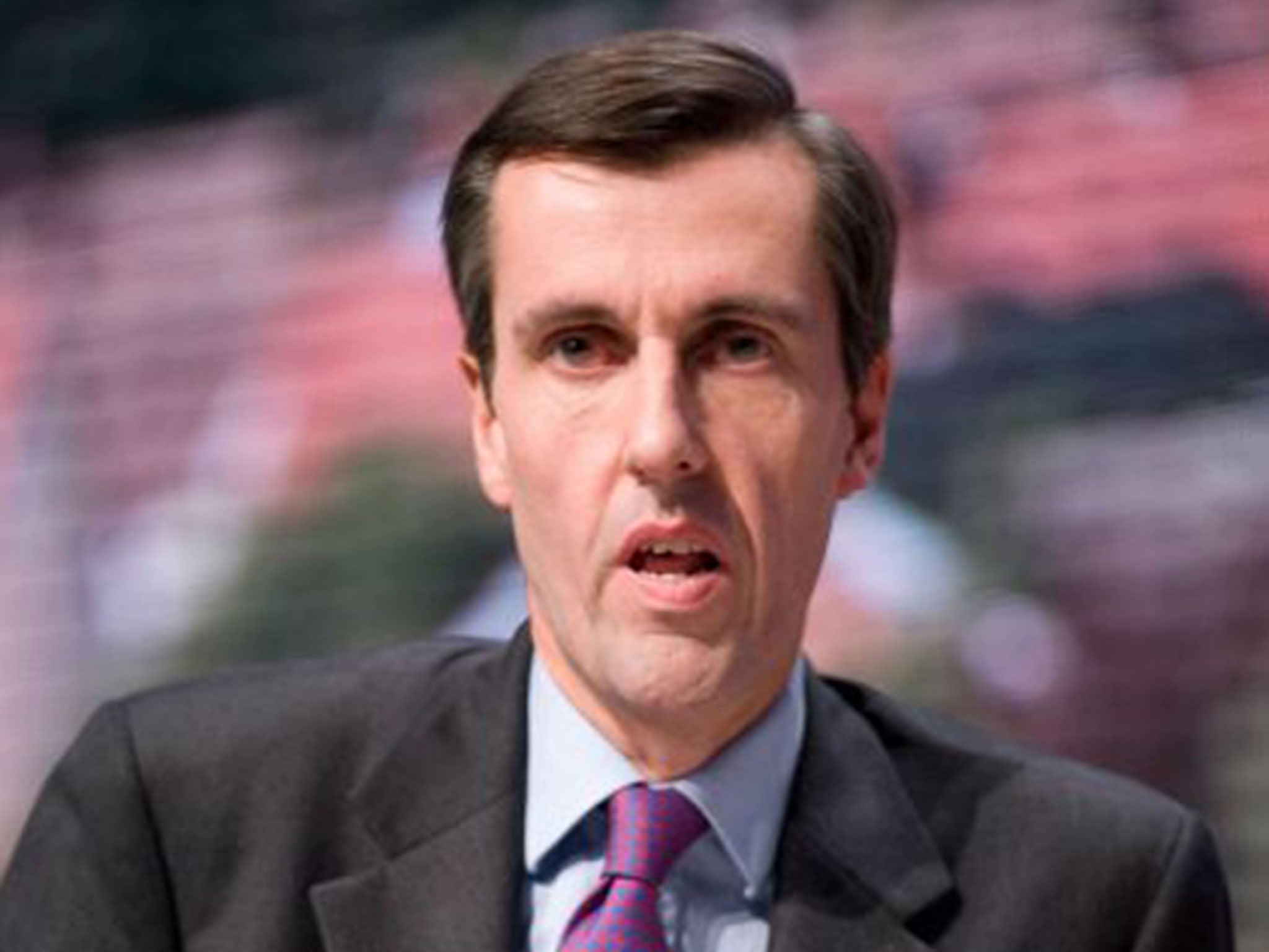 Andrew Selous told a fringe meeting that “disabled people work harder because they’re grateful to have a job”