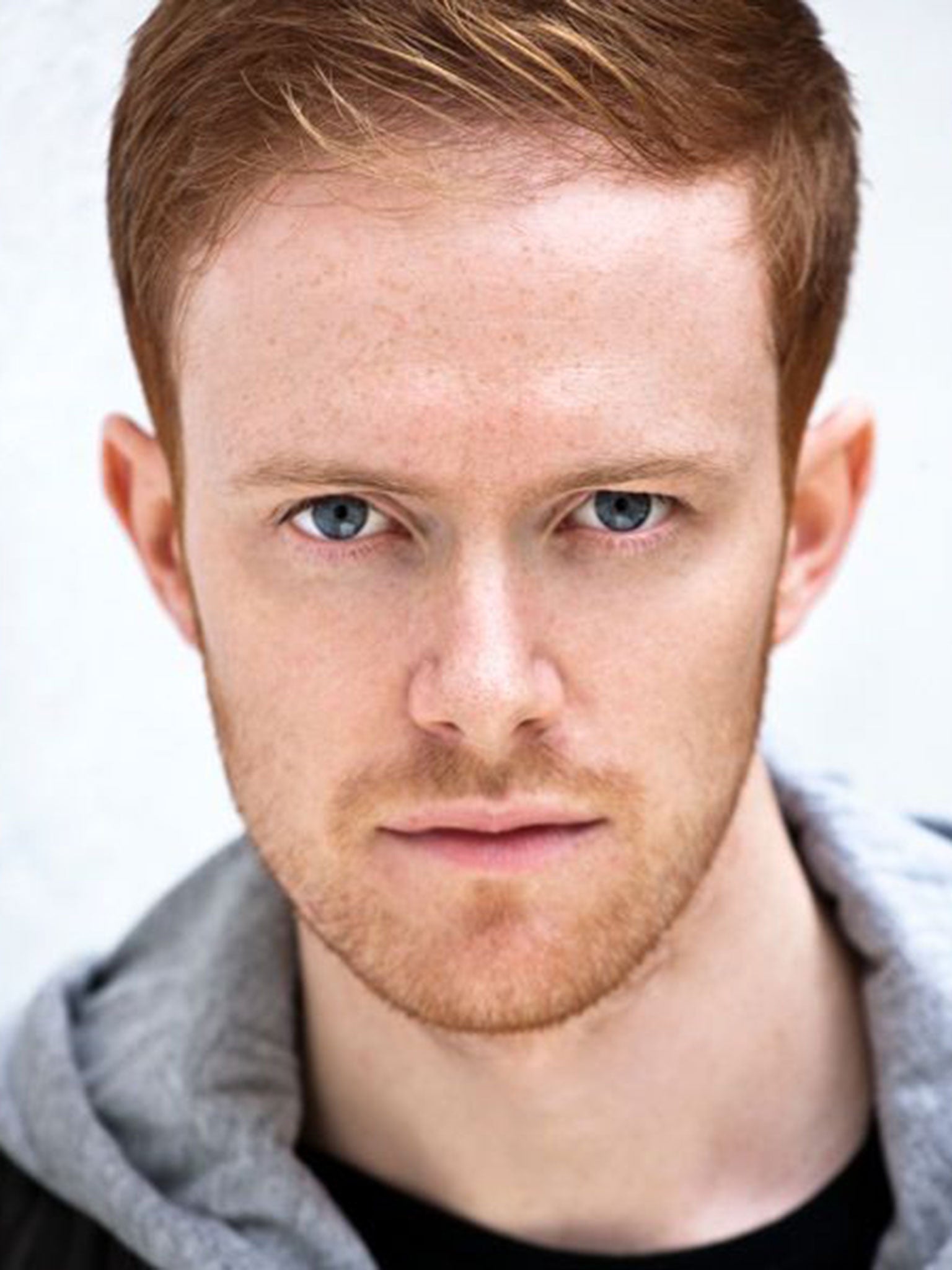 Actor Peter McGovern plays Private Harris in the RSC production