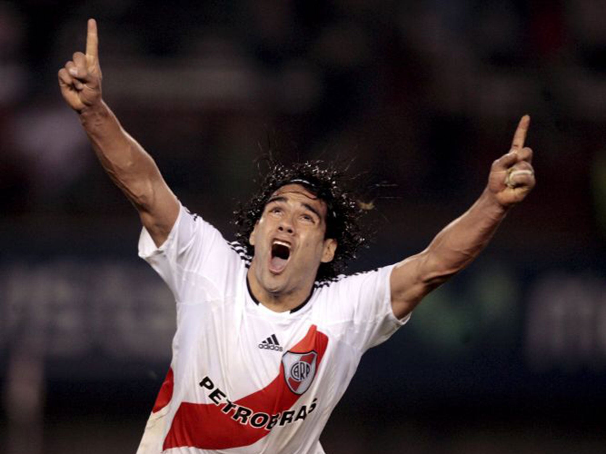 Falcao won the Argentinian Primera Div with River Plate in 2008