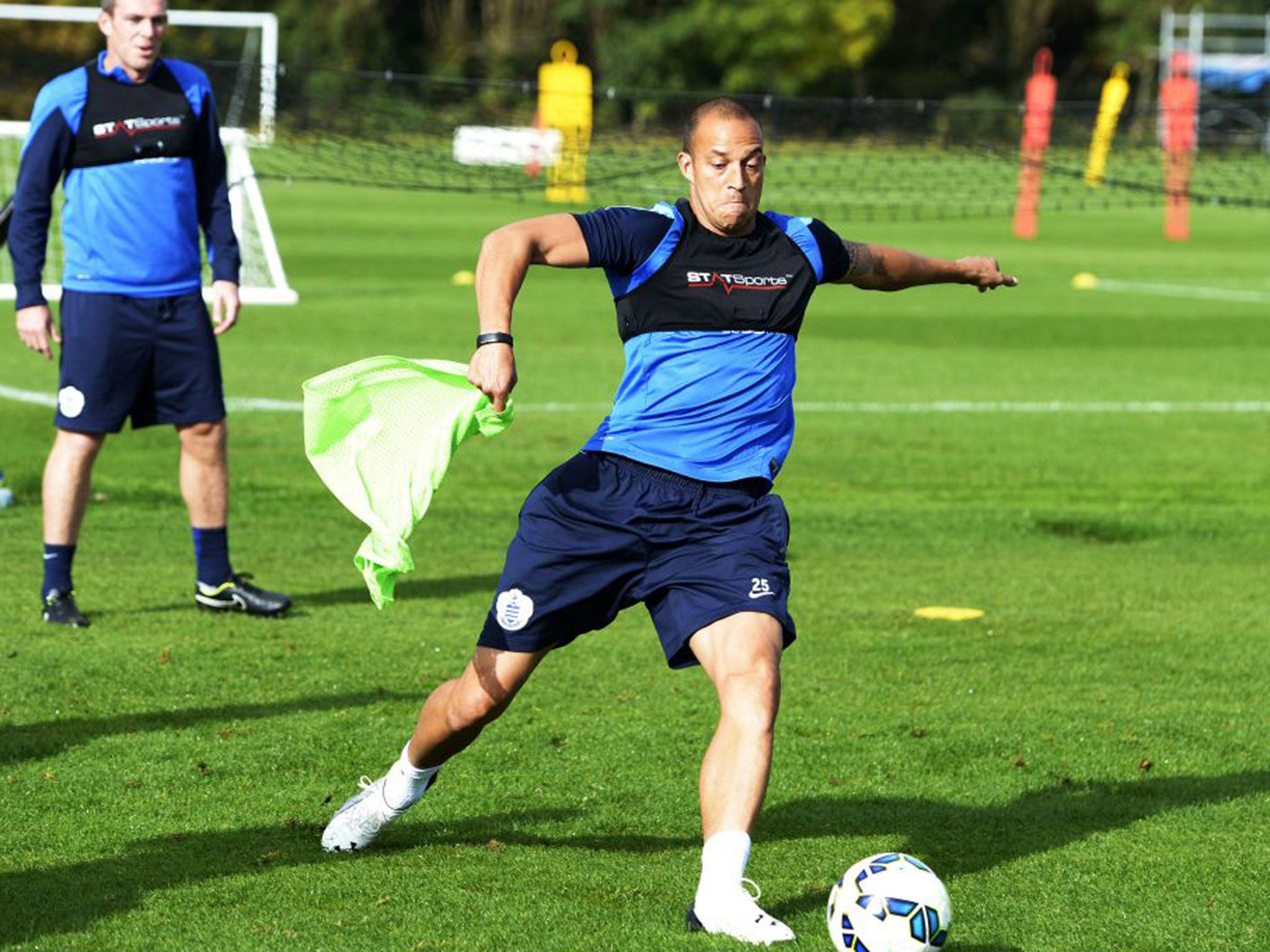 Bobby crush: QPR striker Bobby Zamora (above) backs Harry Redknapp