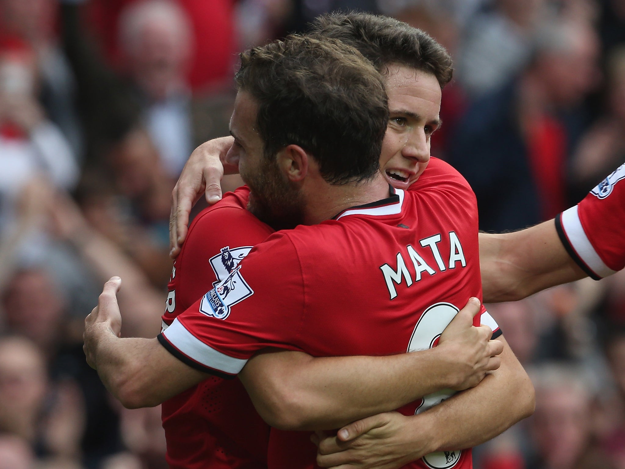 Ander Herrera and Juan Mata