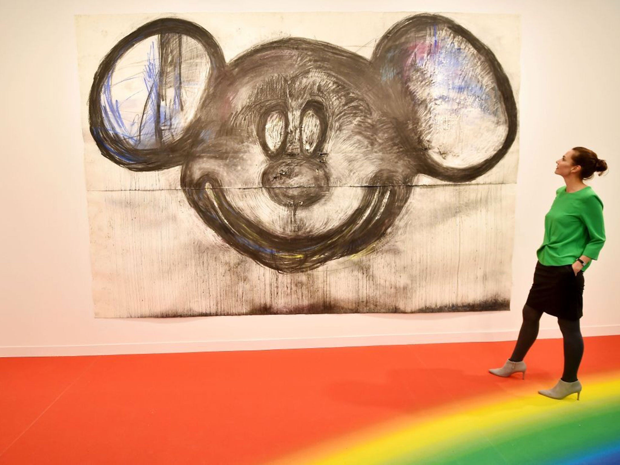 'Micky for Micky’ (2014) by Joyce Pensato at Frieze