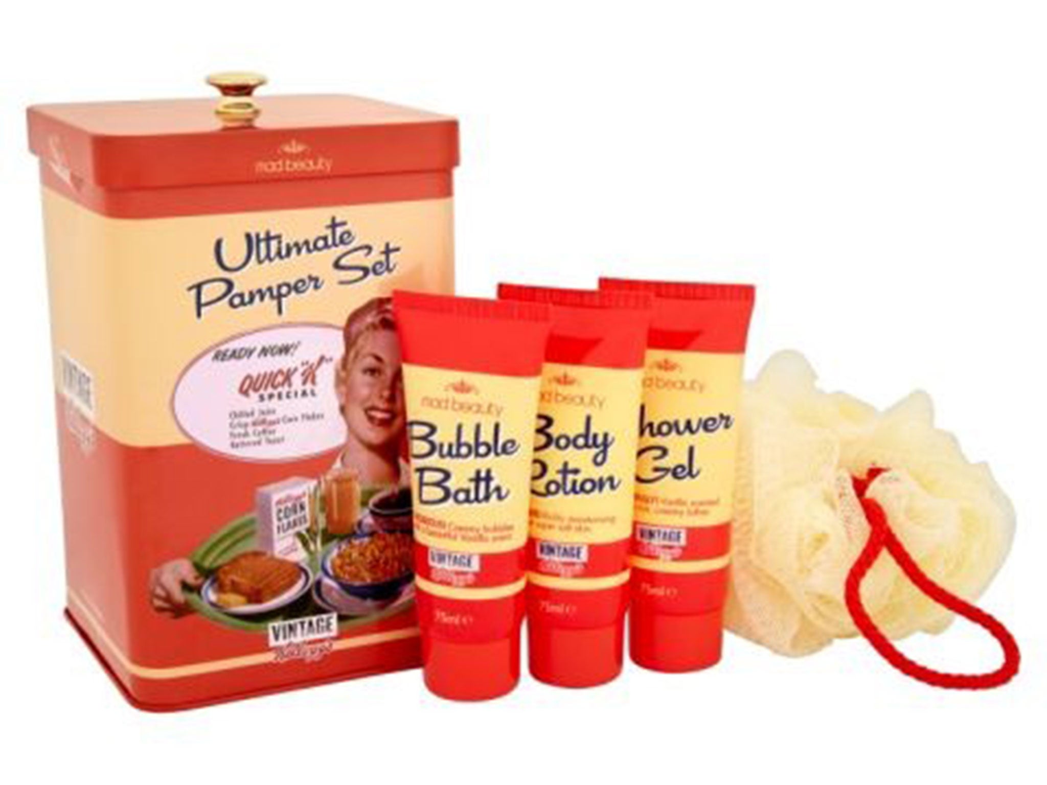 Tesco’s range of Kellogg’s bathing gifts