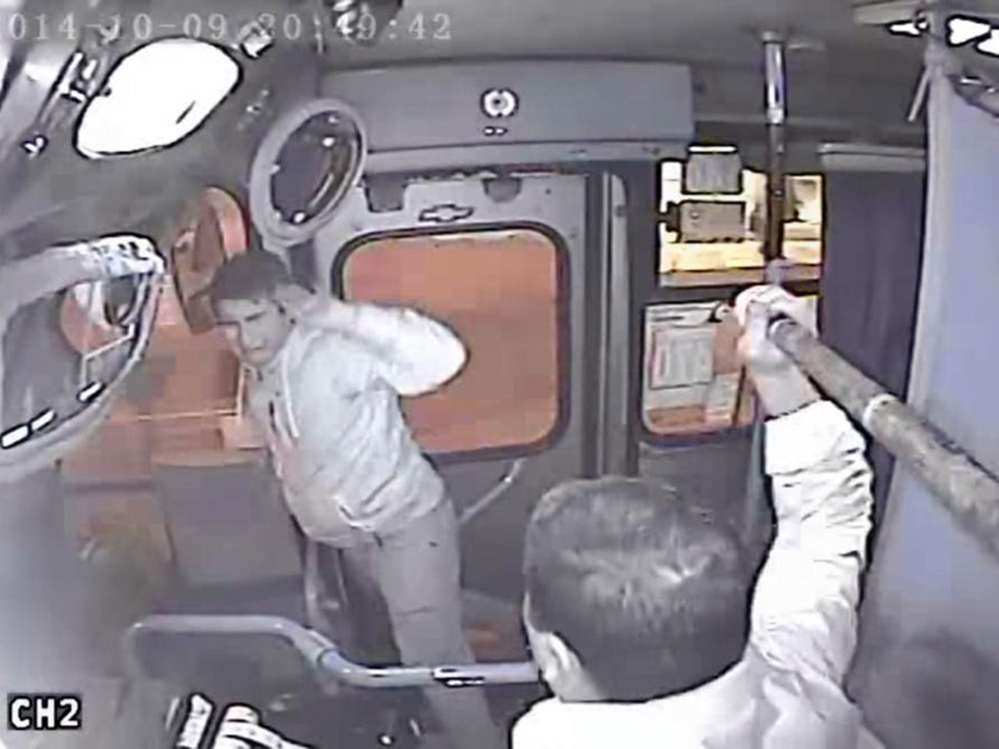 The driver decided to take the law into his own hands