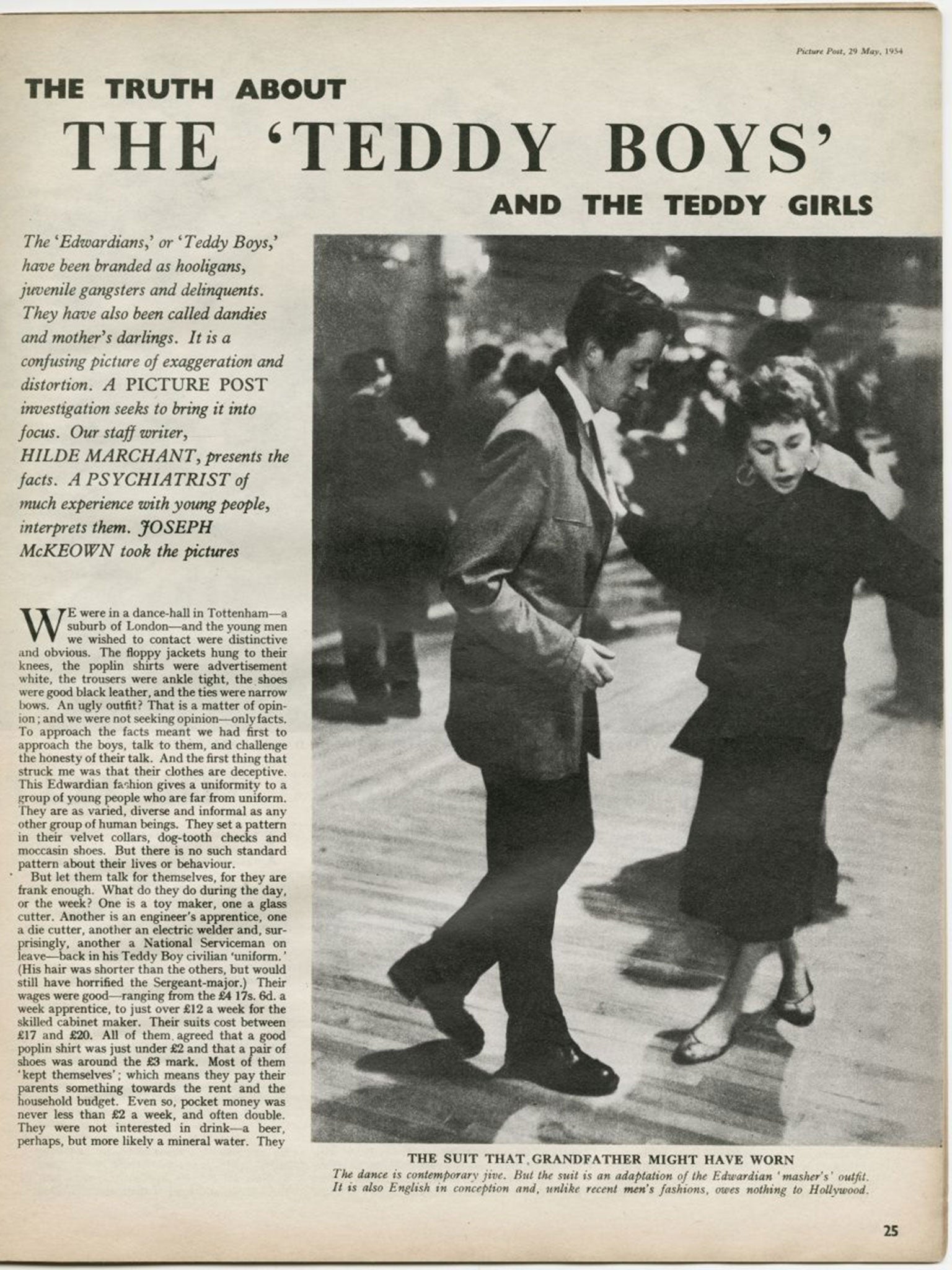 ‘Picture Post’ on Teddy boys in 1954