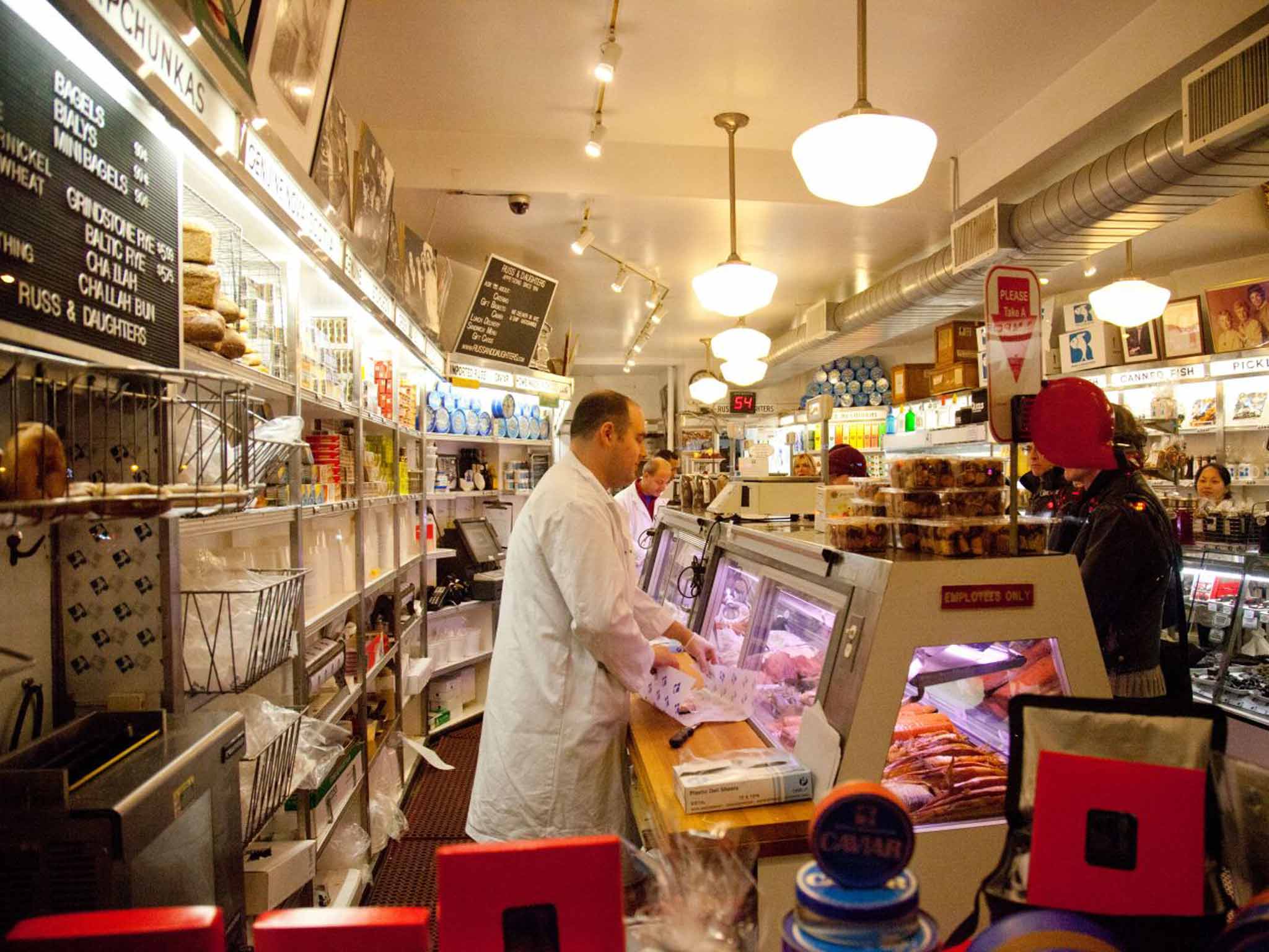 Tower of bagel: Russ and Daughters