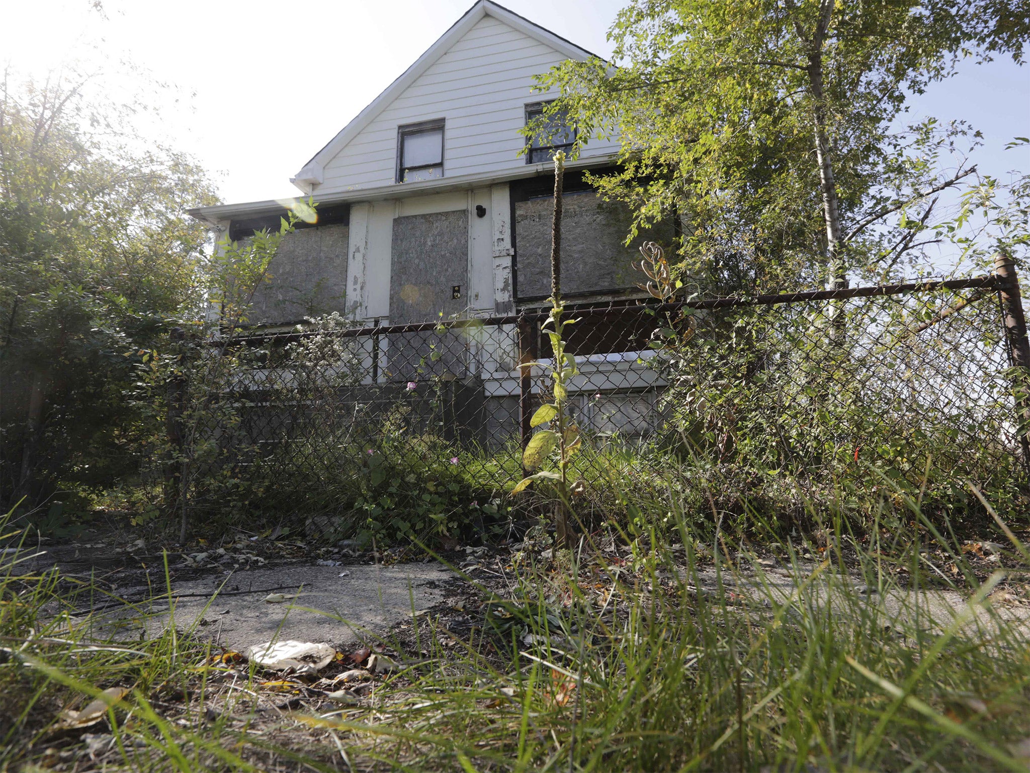 Another abandoned home in Gary, Indiana, where the body of one of Vann's victims was found