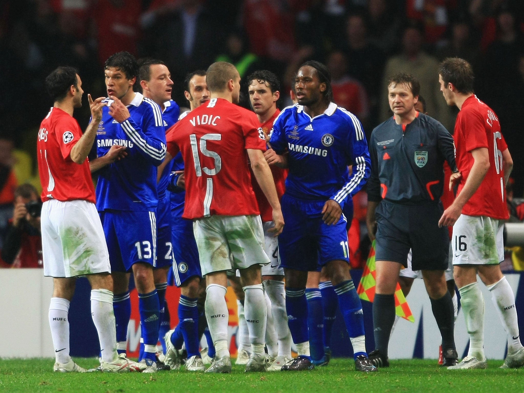 The Ivorian was crucially sent off in the 2008 Champions League final