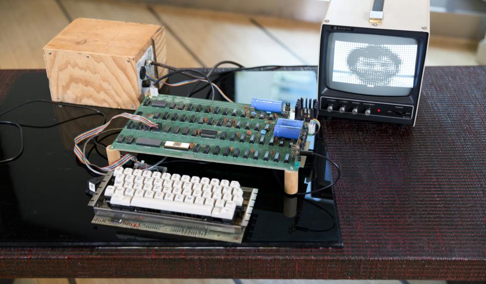 The Apple-1 computer is sometimes credited as the first personal computer to ever go on the market.