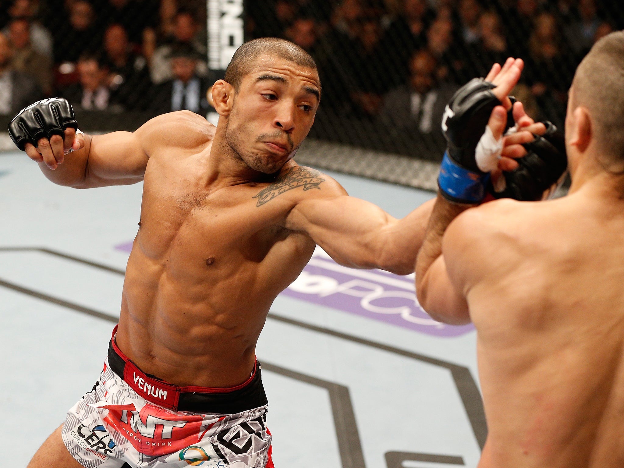 Jose Aldo in action