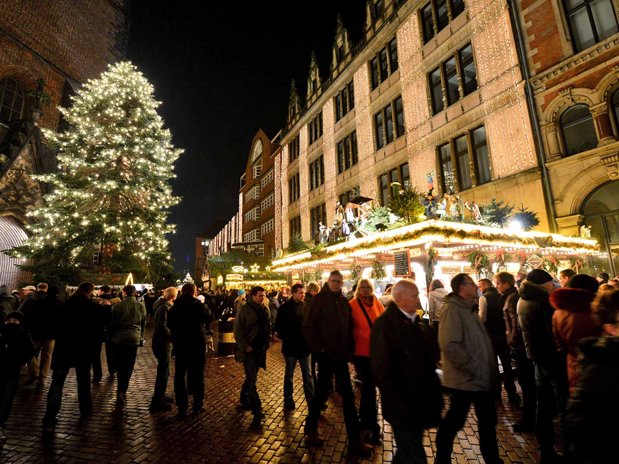 Feeling festive: one of Hanover's Christmas markets