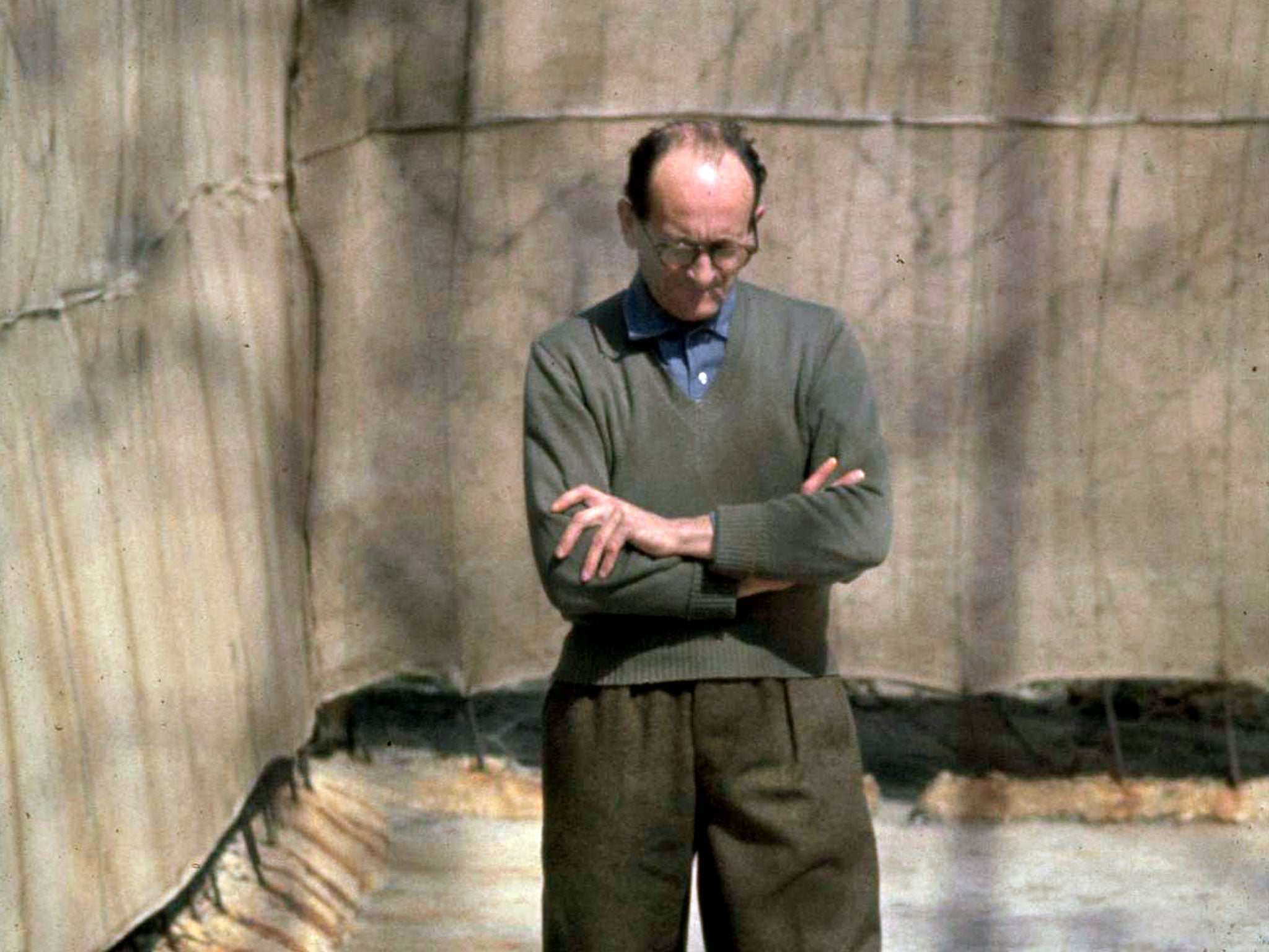 Criminal justice: Adolf Eichmann awaiting his trial in Israel in 1961