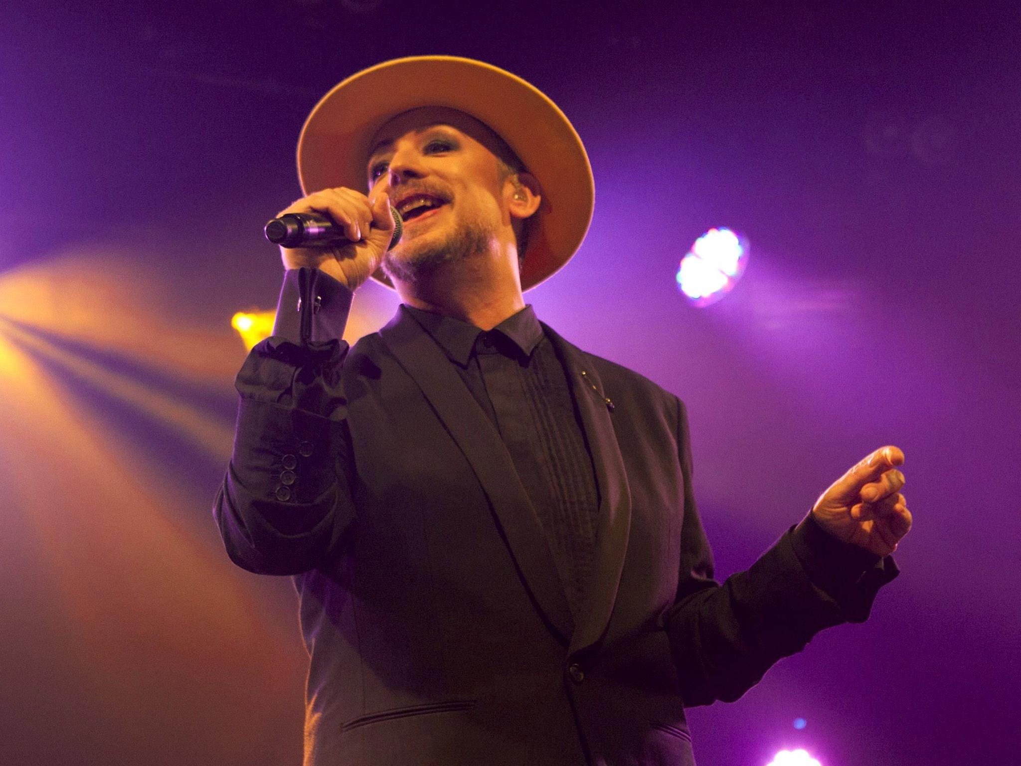 Upbeat: Boy George