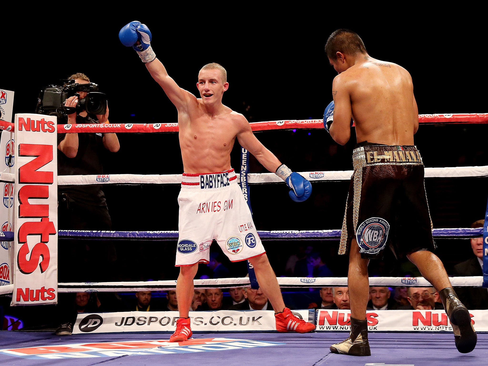 Paul Butler (left) faces Ismael Garnica on Saturday