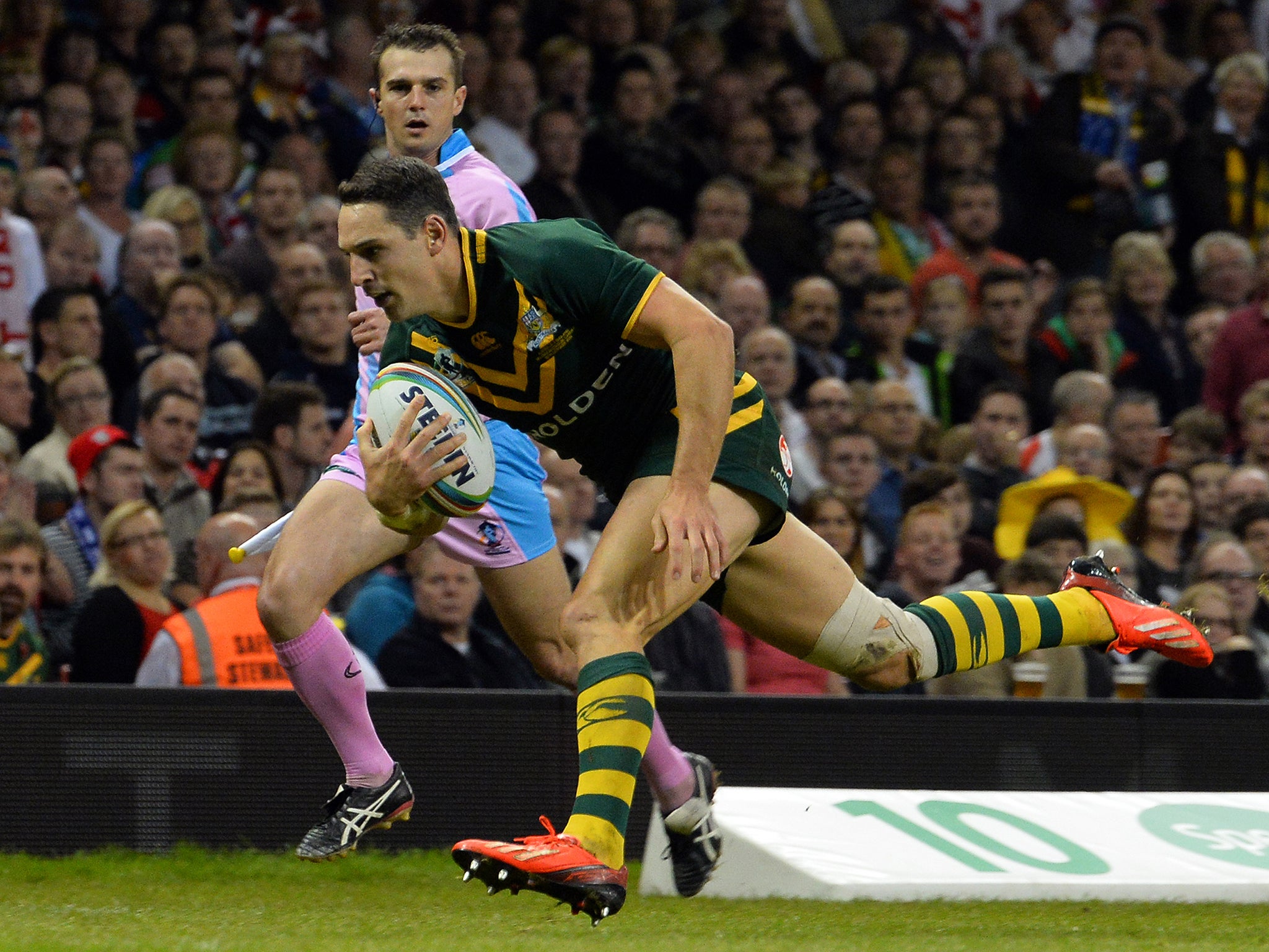 Australia's Billy Slater is injured