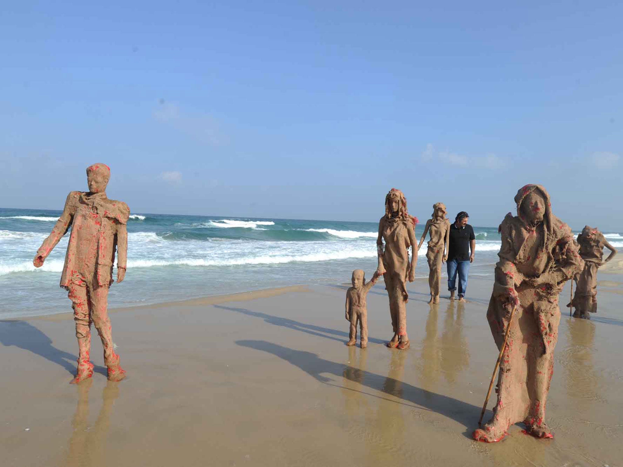 Iyad Sabbah’s 'Worn Out' installation in Gaza