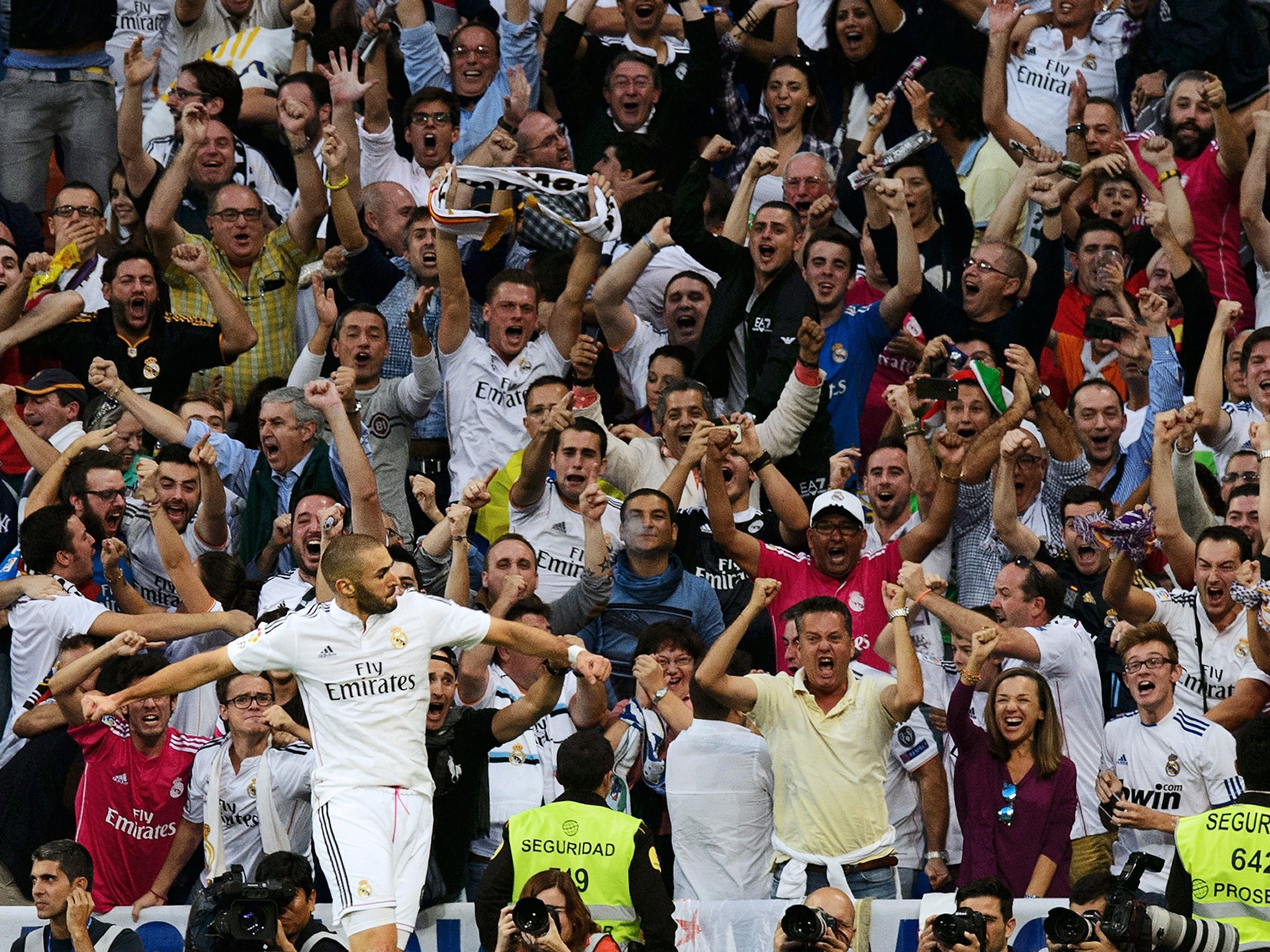 Karim Benzema finished a swift counter-attack with a superb finish