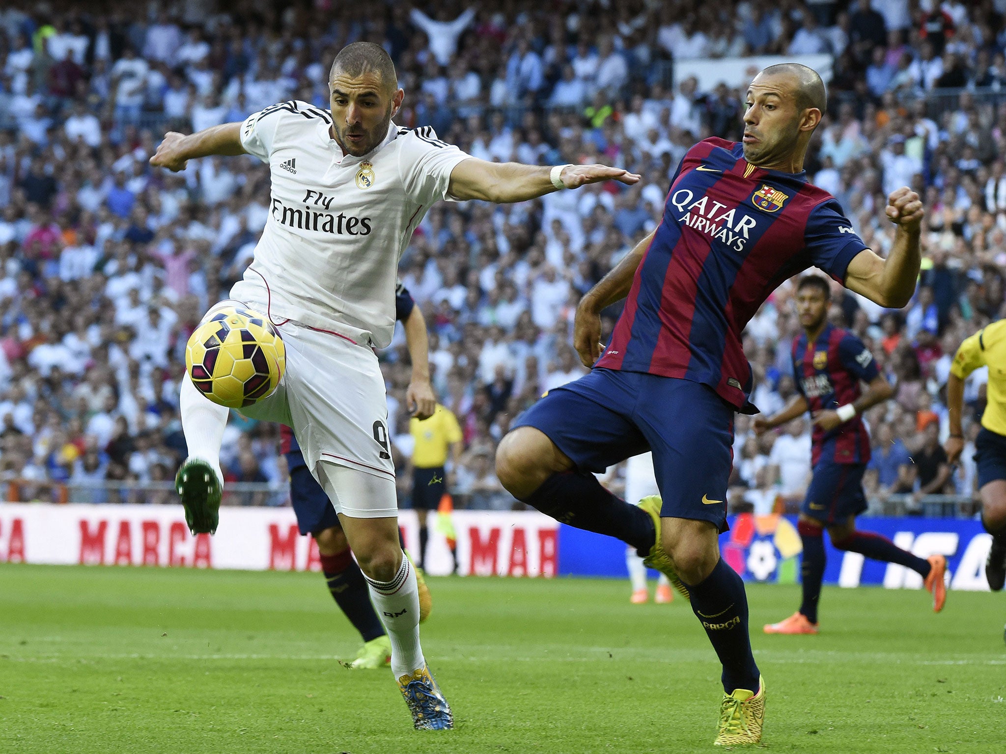 Hodgson decided that Javier Mascherano was the best player of 2014