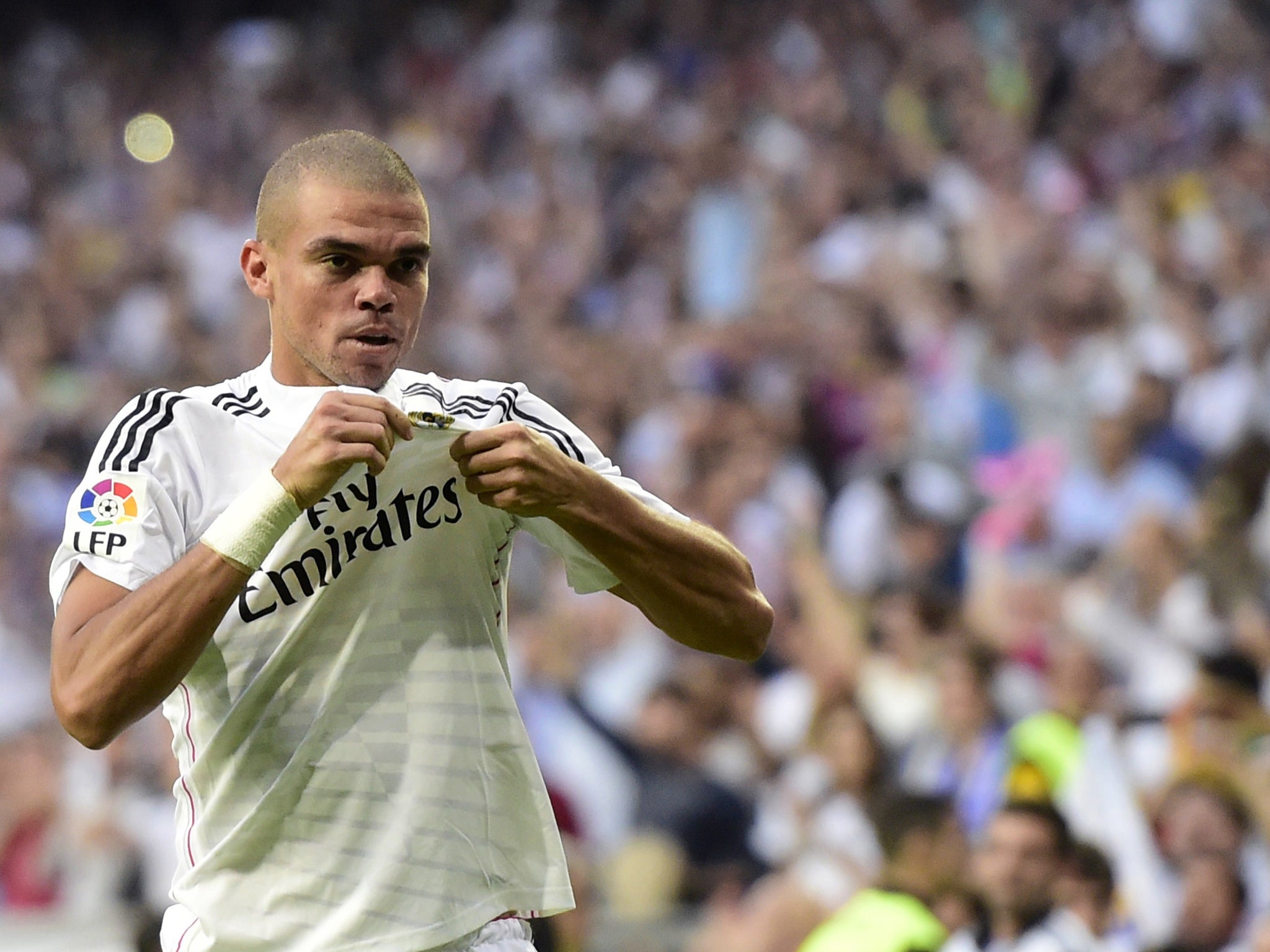 Pepe put Real Madrid with a second-half header