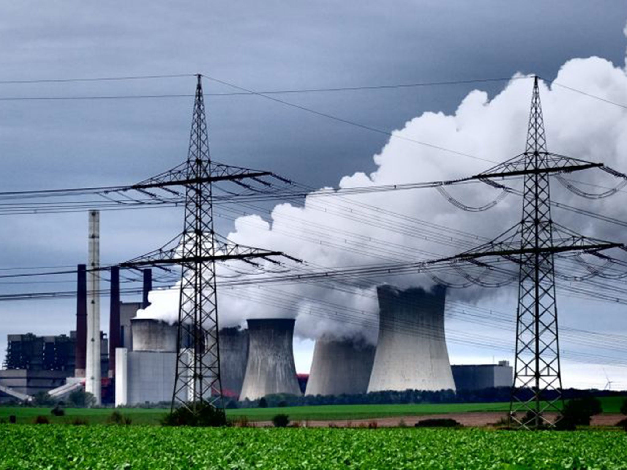 A coal-fuelled power plant in Germany, which supports carbon trading