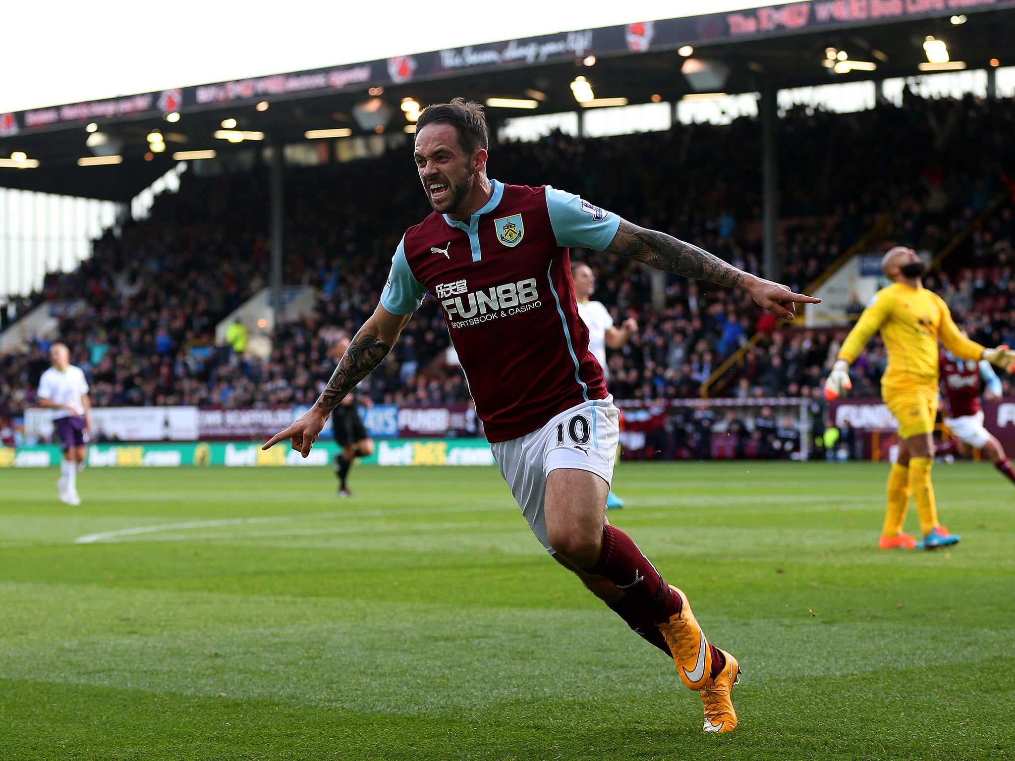 Danny Ings scored his first Premier League goal