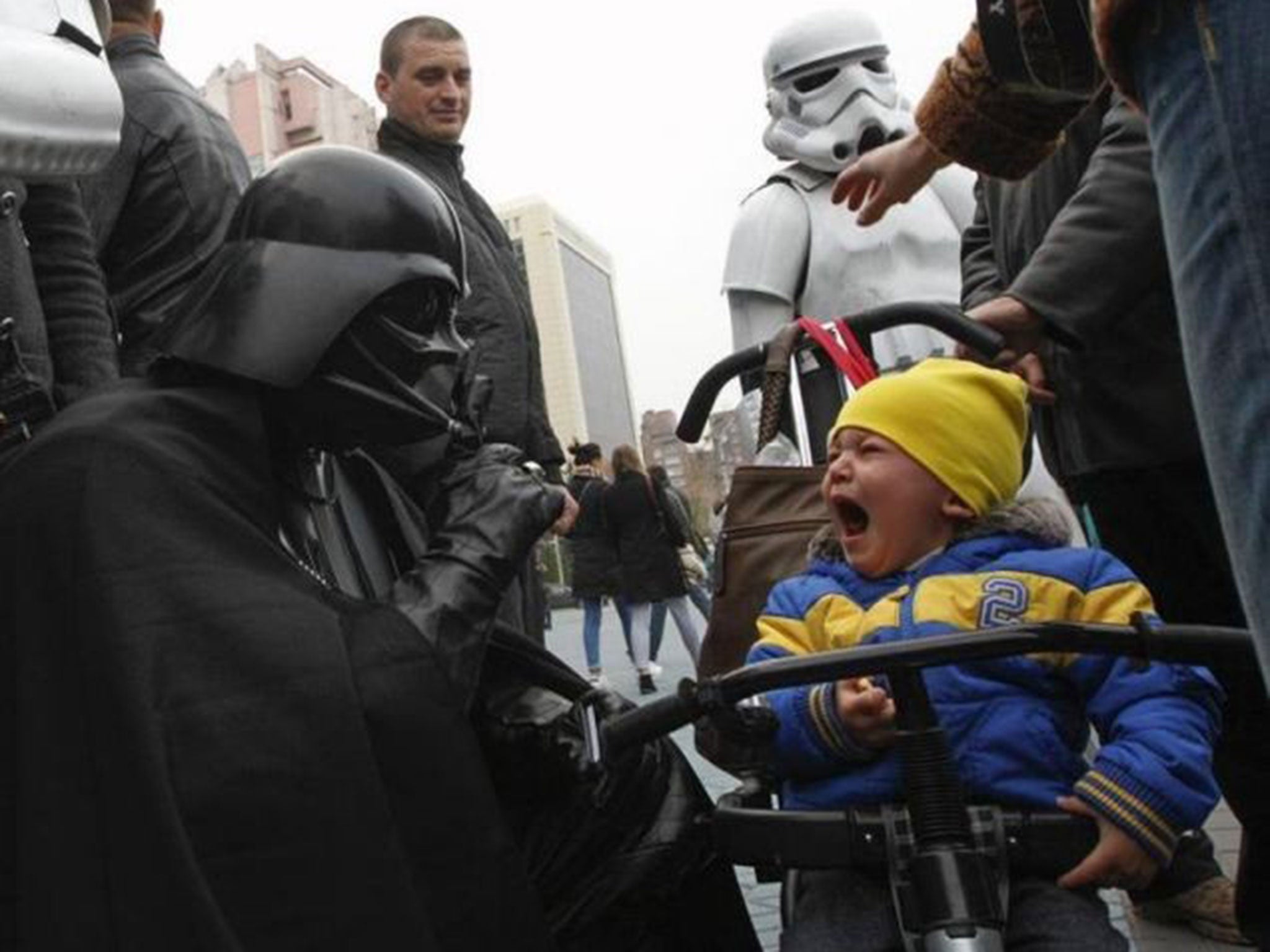 Internet Party of Ukraine parliamentary candidate Darth Vader