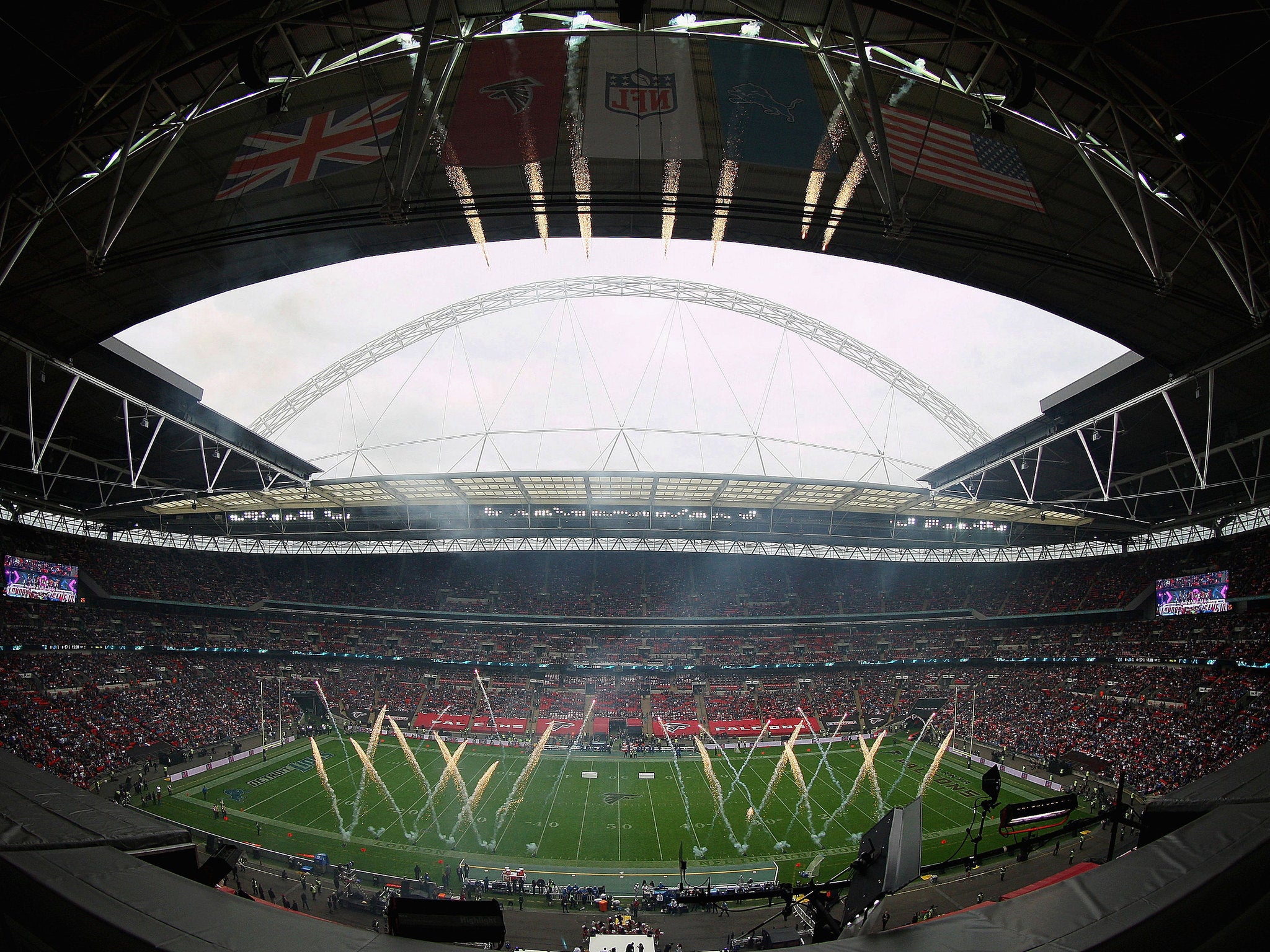 &#13;
Wembley Stadium will host its second NFL game of the season&#13;