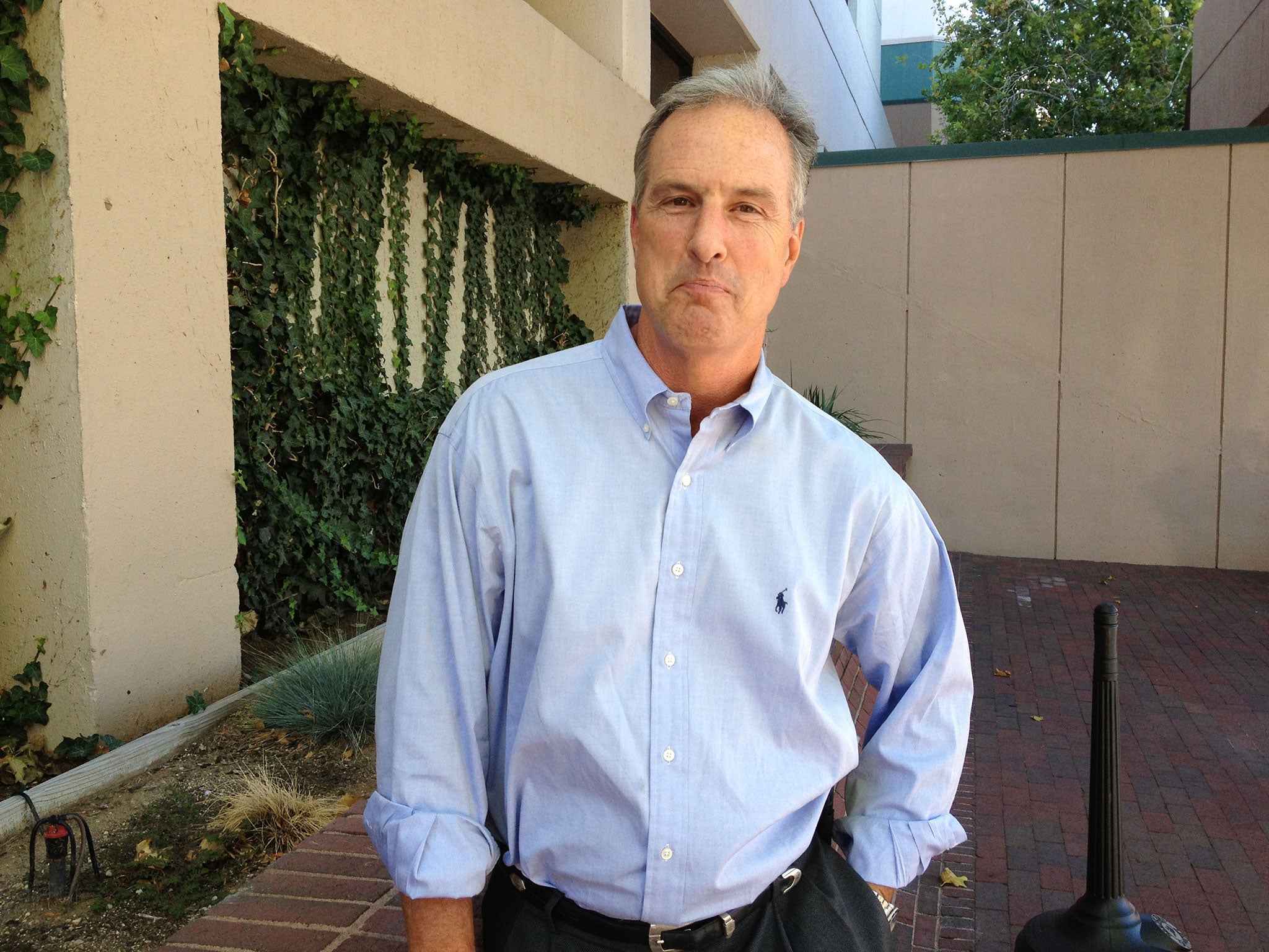 John Clark at home in Albuquerque, New Mexico