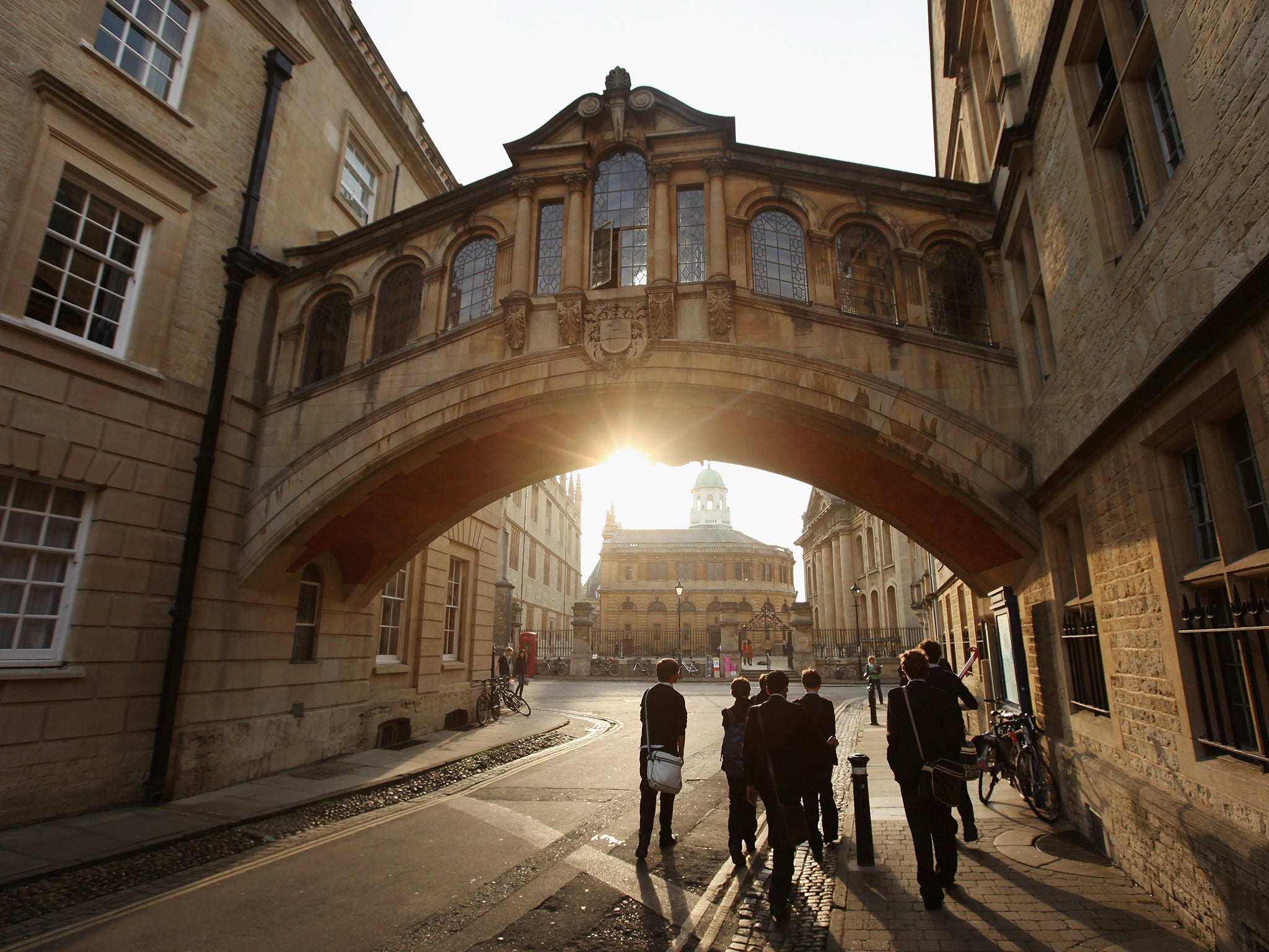 New College Lane in Oxford.